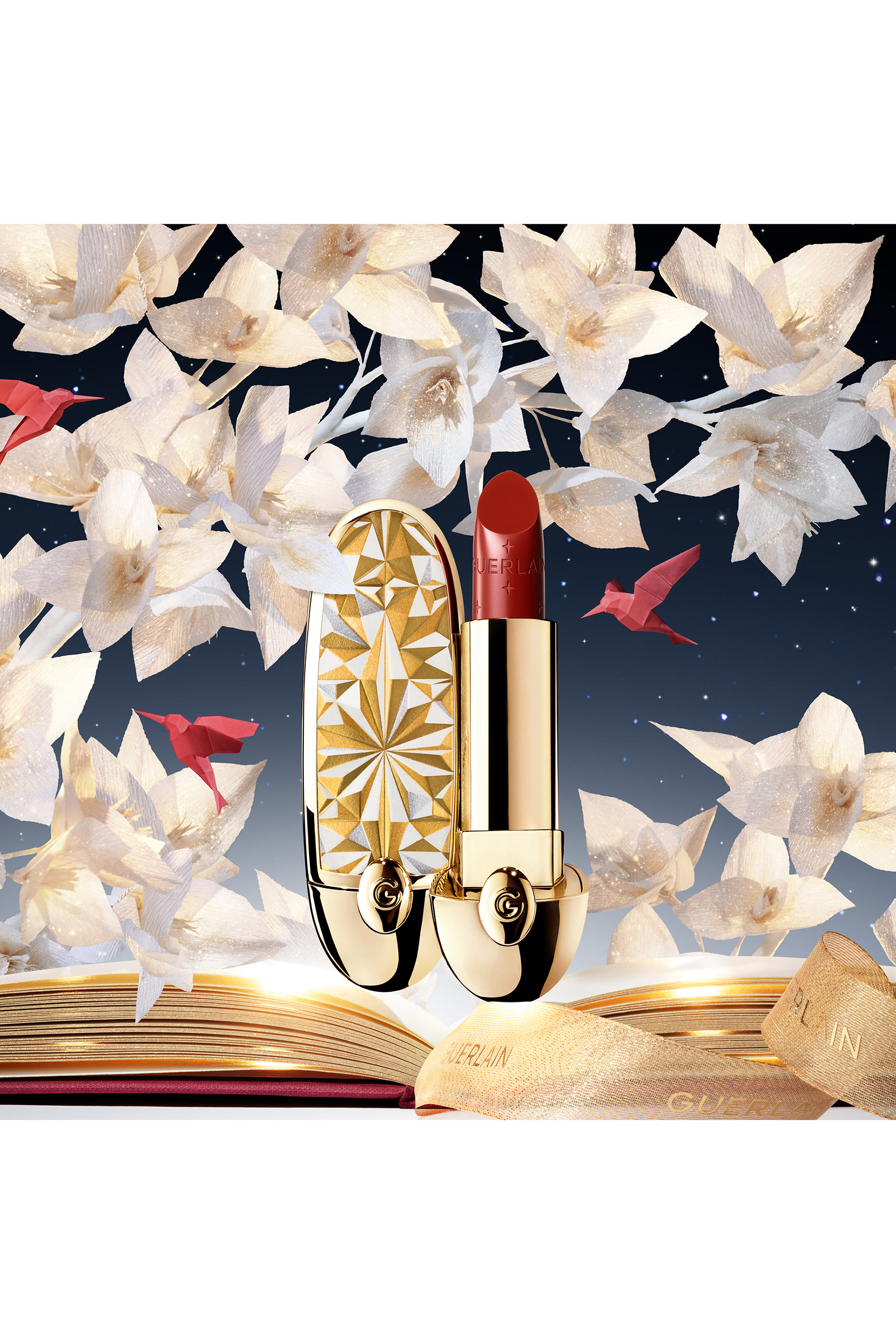 عبوة إعادة ملء أحمر شفاه روج جي لامع