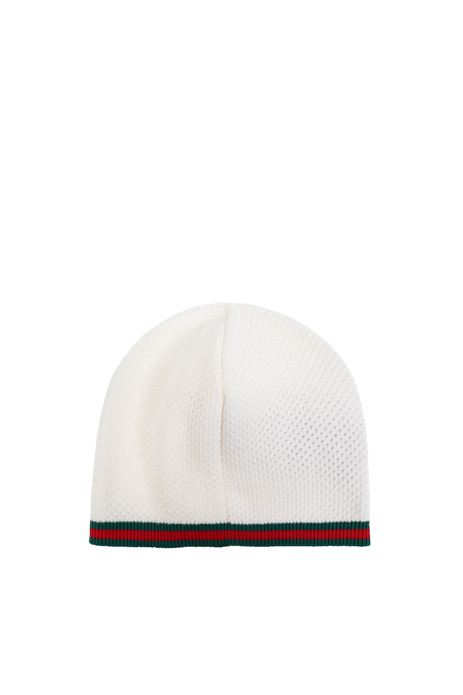 قبعة صوف بشعار الماركة للأطفال