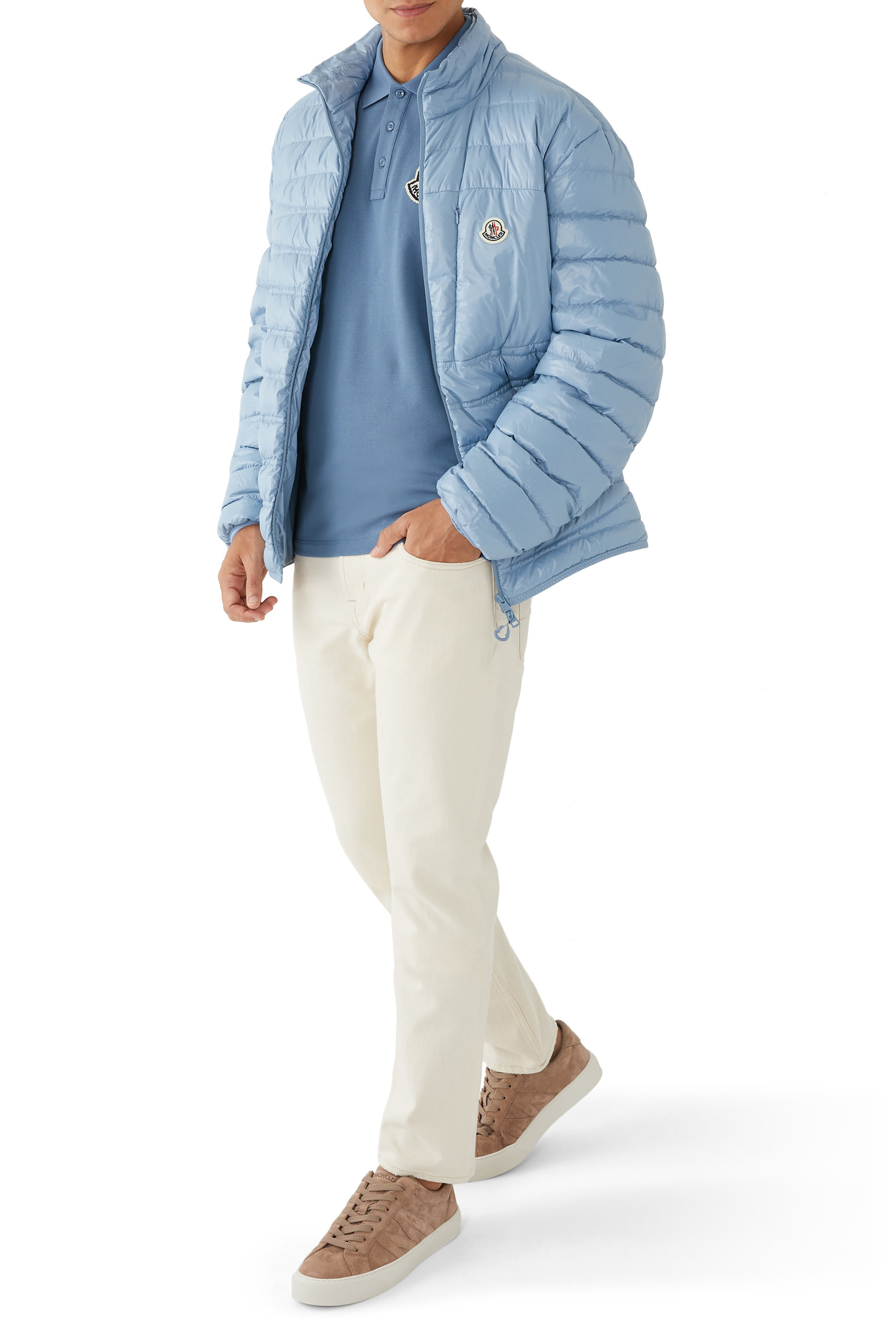 قميص بولو بيكيه قطني بشعار الماركة