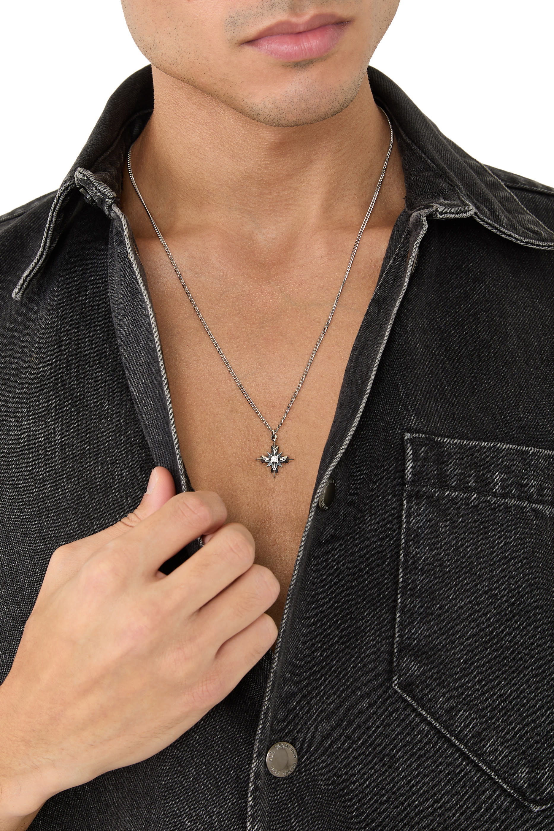 قلادة ستيلا فينتيس، مرصعة بأحجار زركونيا مكعبة فضة إسترلينية