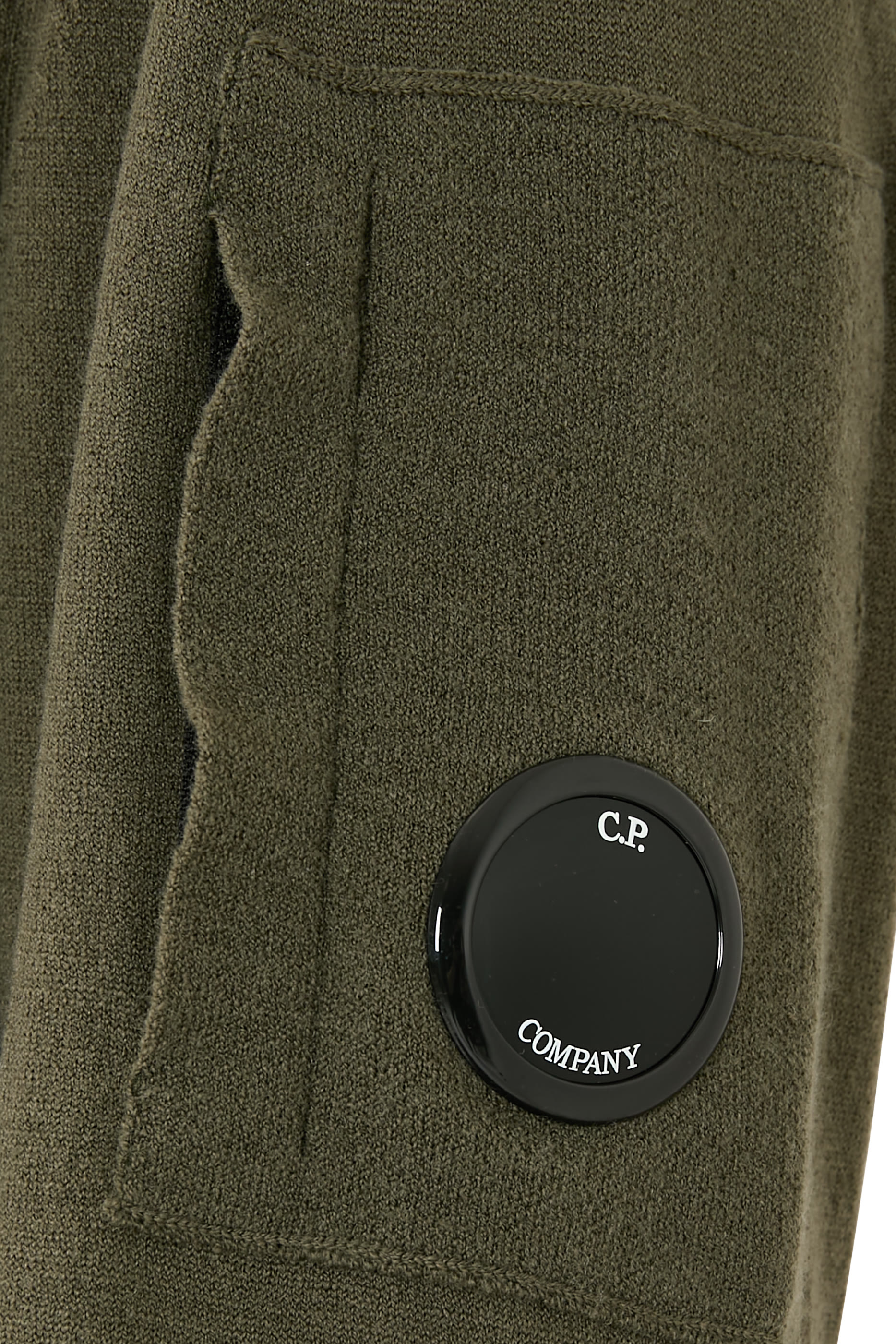 قميص بولو منسوج بياقة ونصف سحاب 