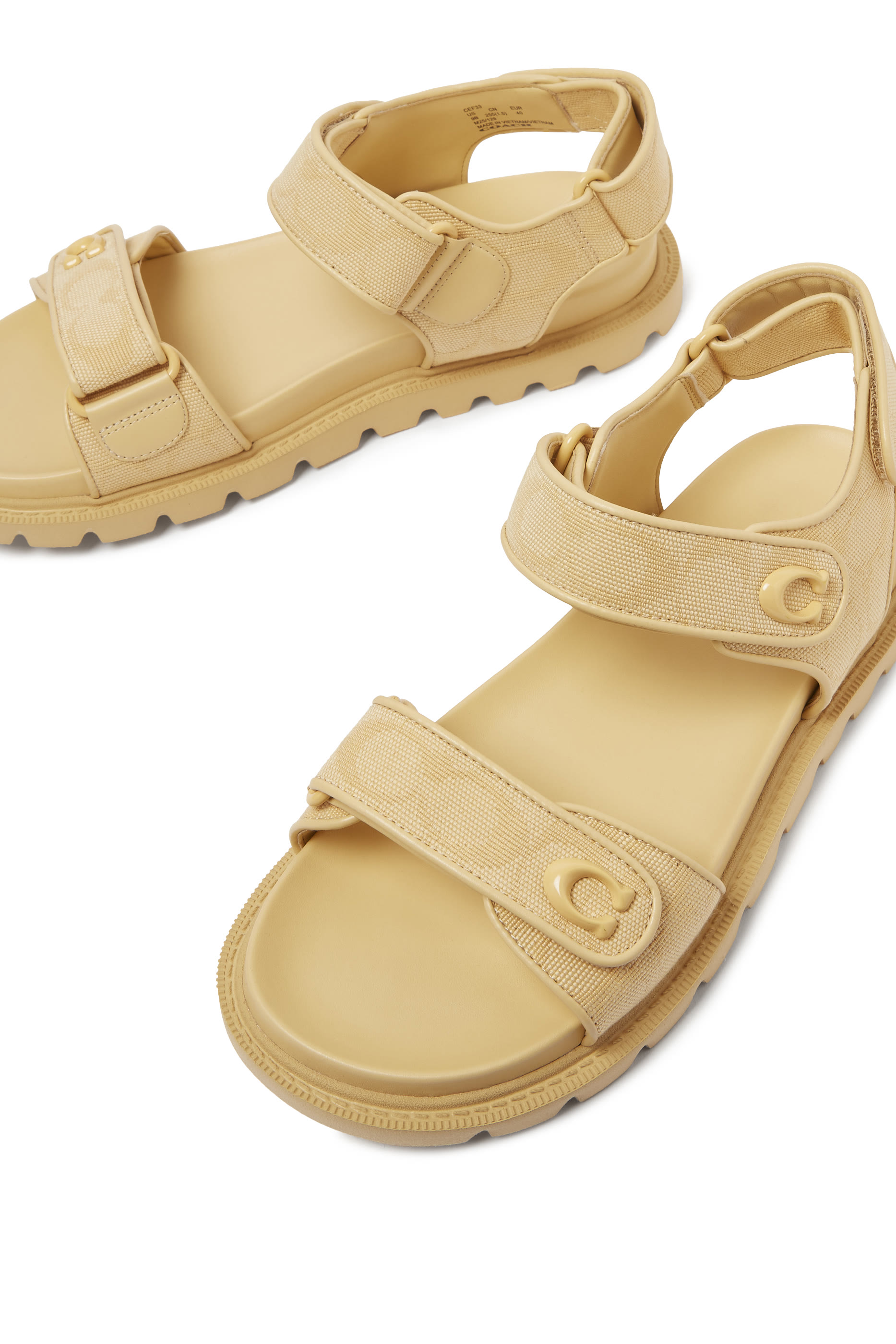 صندل برين قماش قنب بشعار الماركة