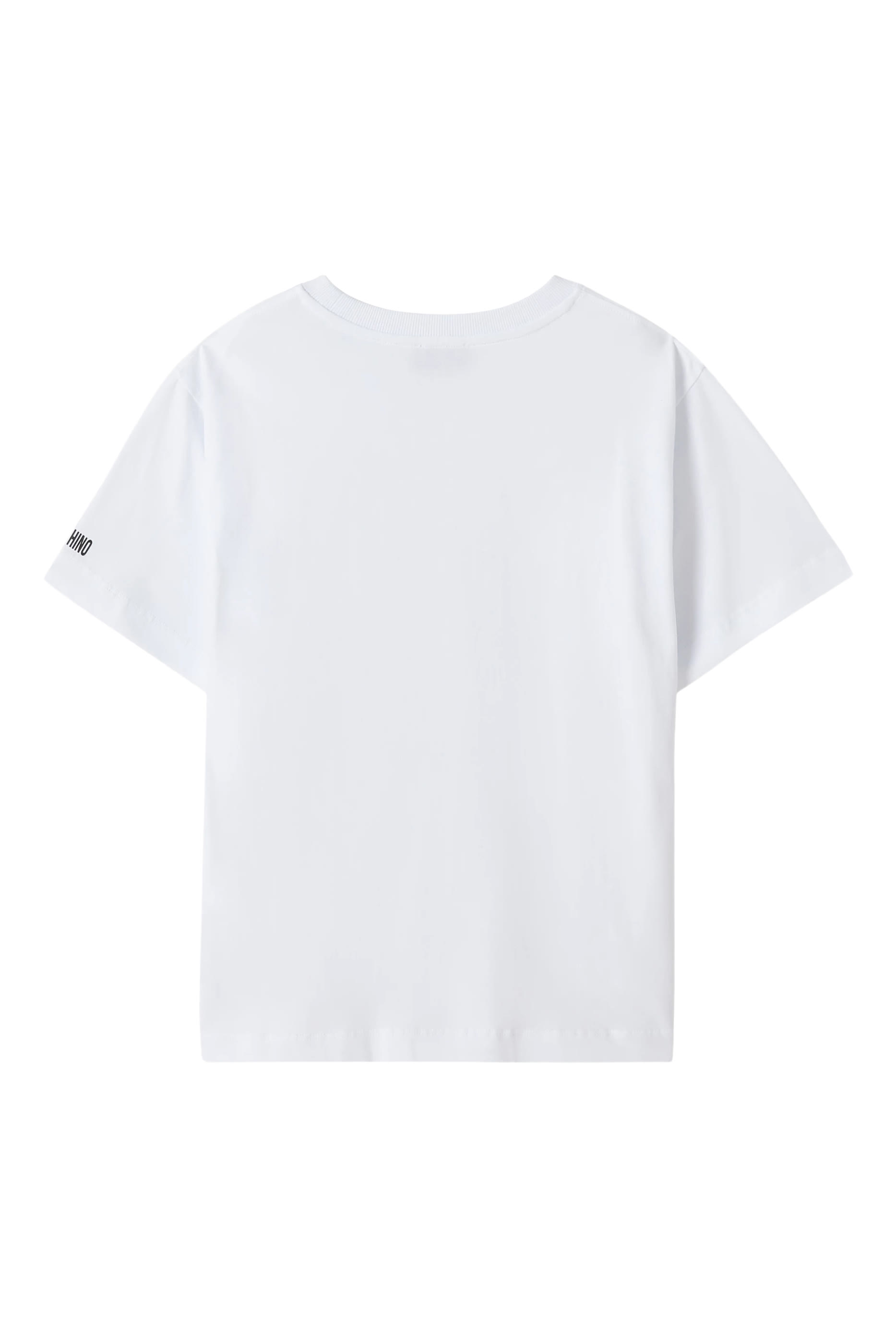 تيشيرت بقصة فضفاضة وطبعة وجه ضاحك للأطفال