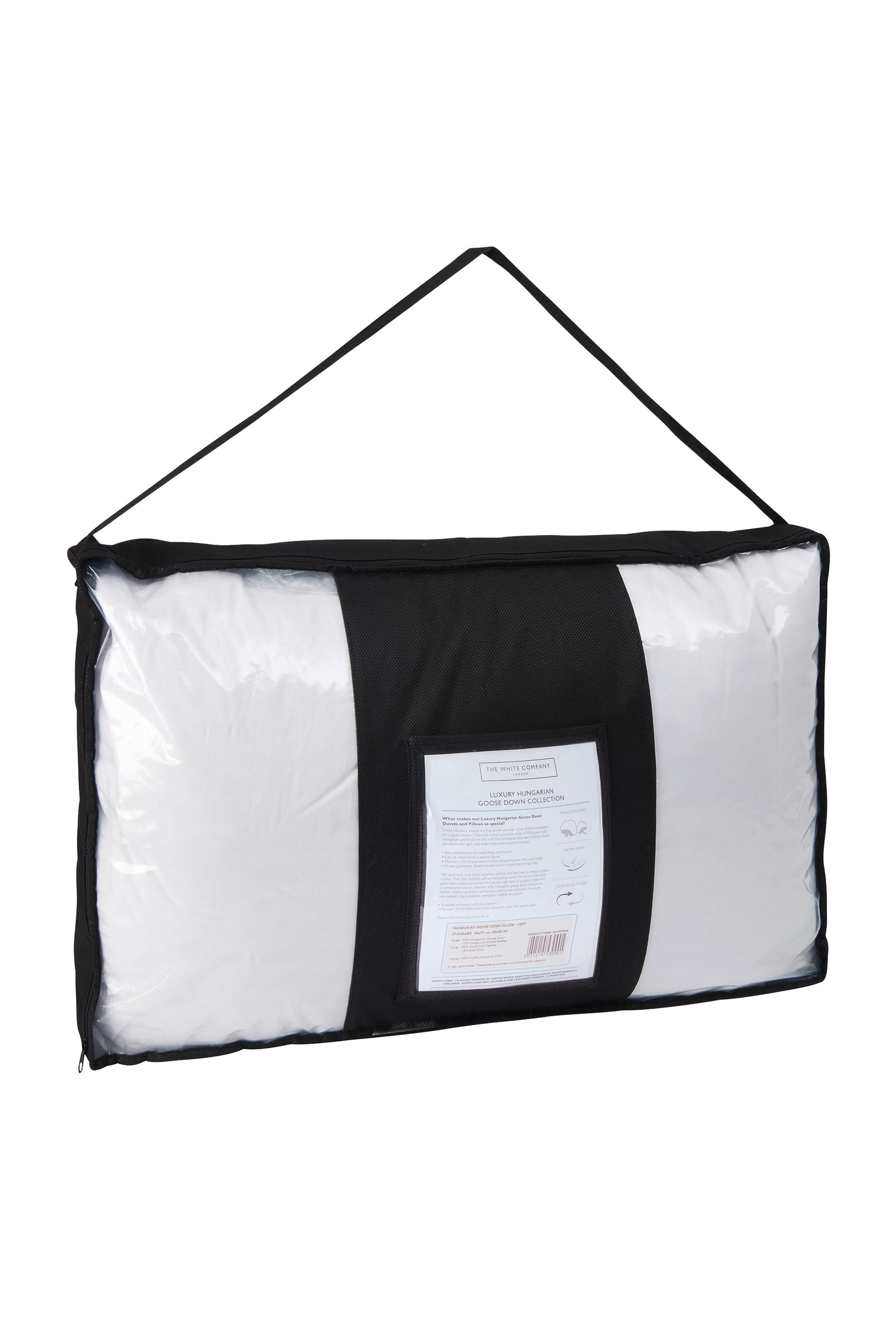 وسادة فاخرة مبطنة بزغب الإوز المجري