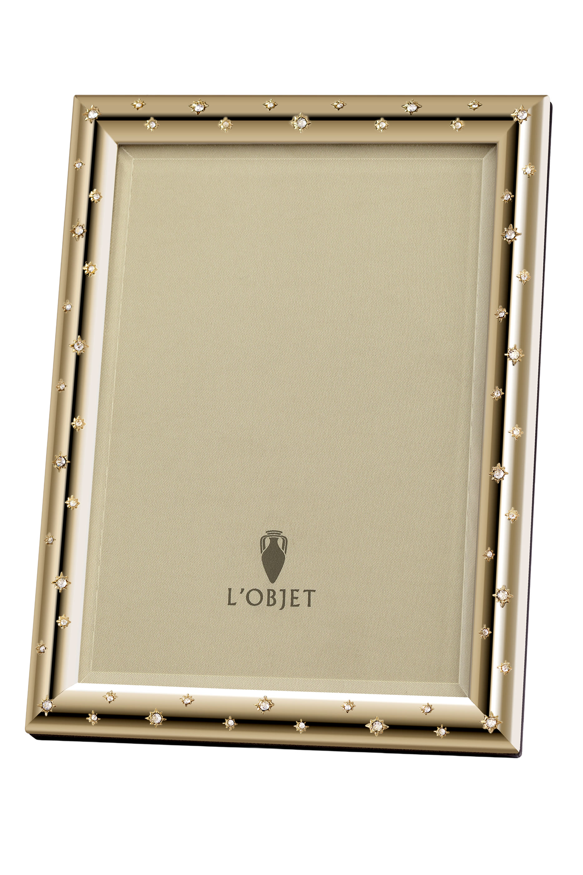 إطار صور بنقشة نجوم مرصعة بكريستال سواروفسكي مقاس 5 &times; 7 بوصة