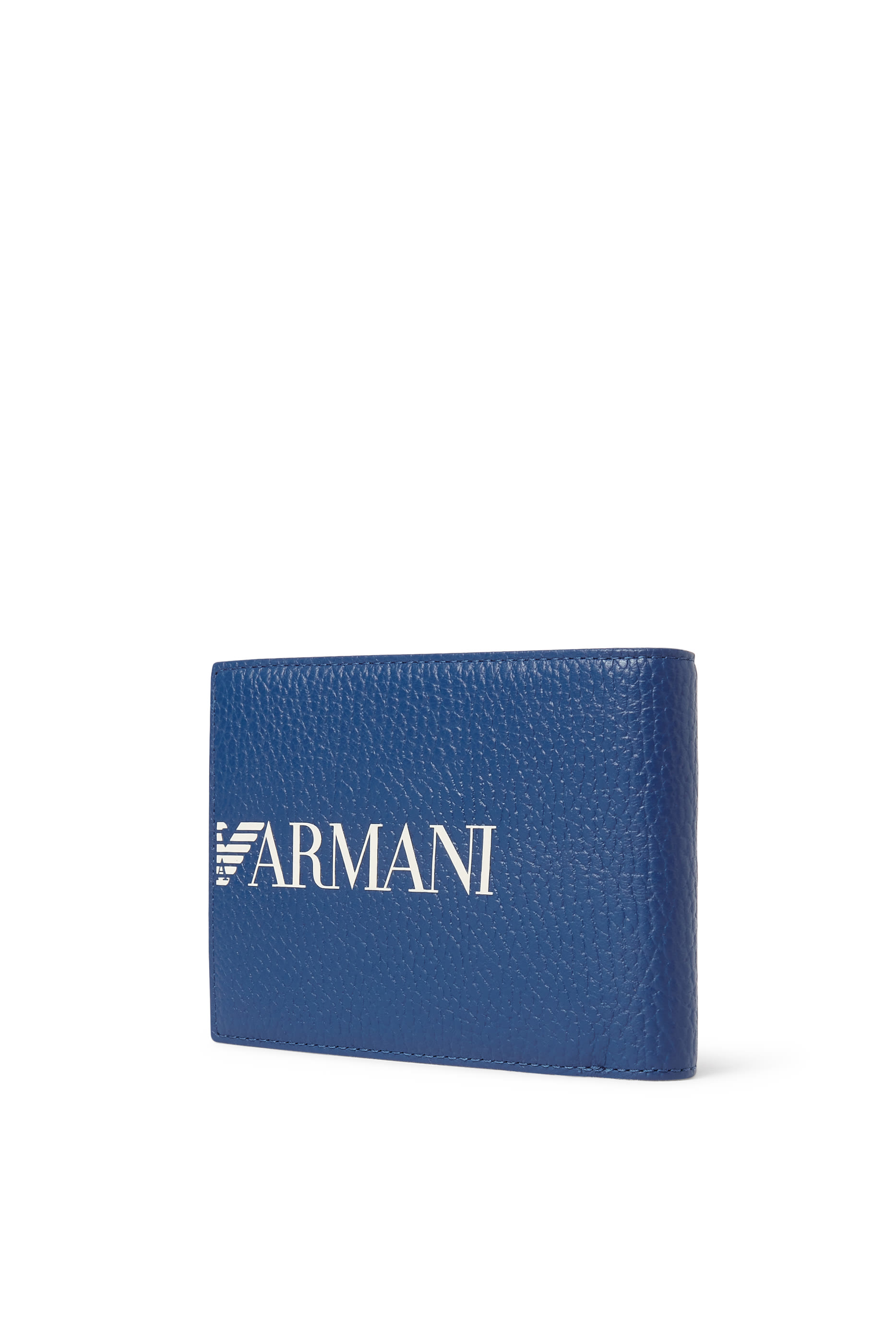 محفظة بتصميم ثنائي الطي وشعار الماركة