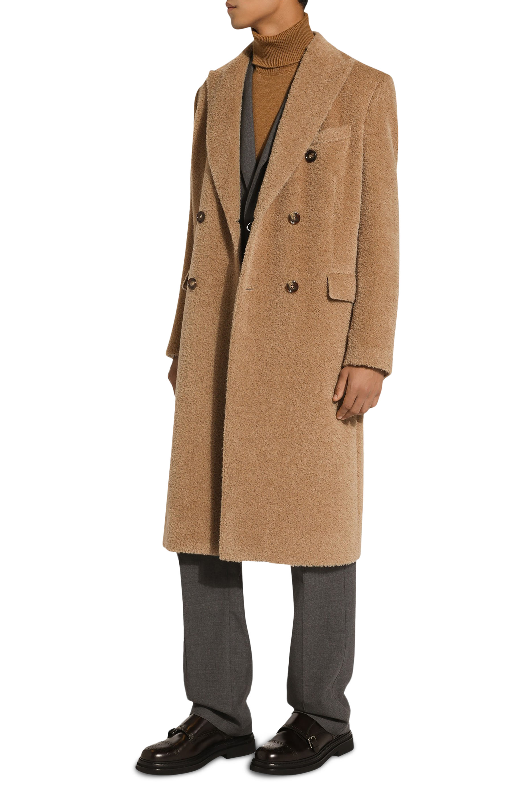 جاكيت بقصة تاورمينا وصف أزرار صوف