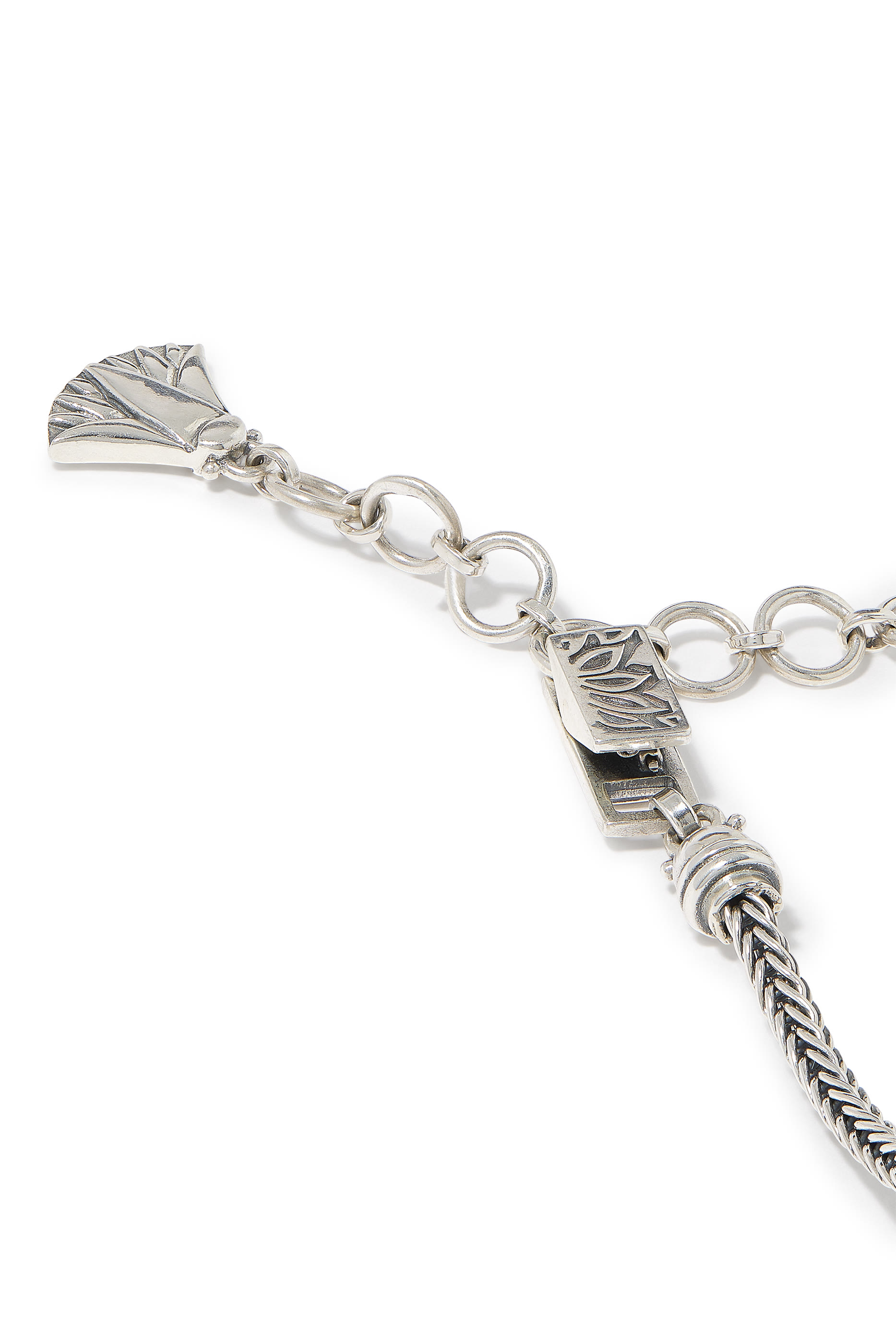 قلادة رقبة لوتس، ذهب عيار 18 وفضة استرلينية