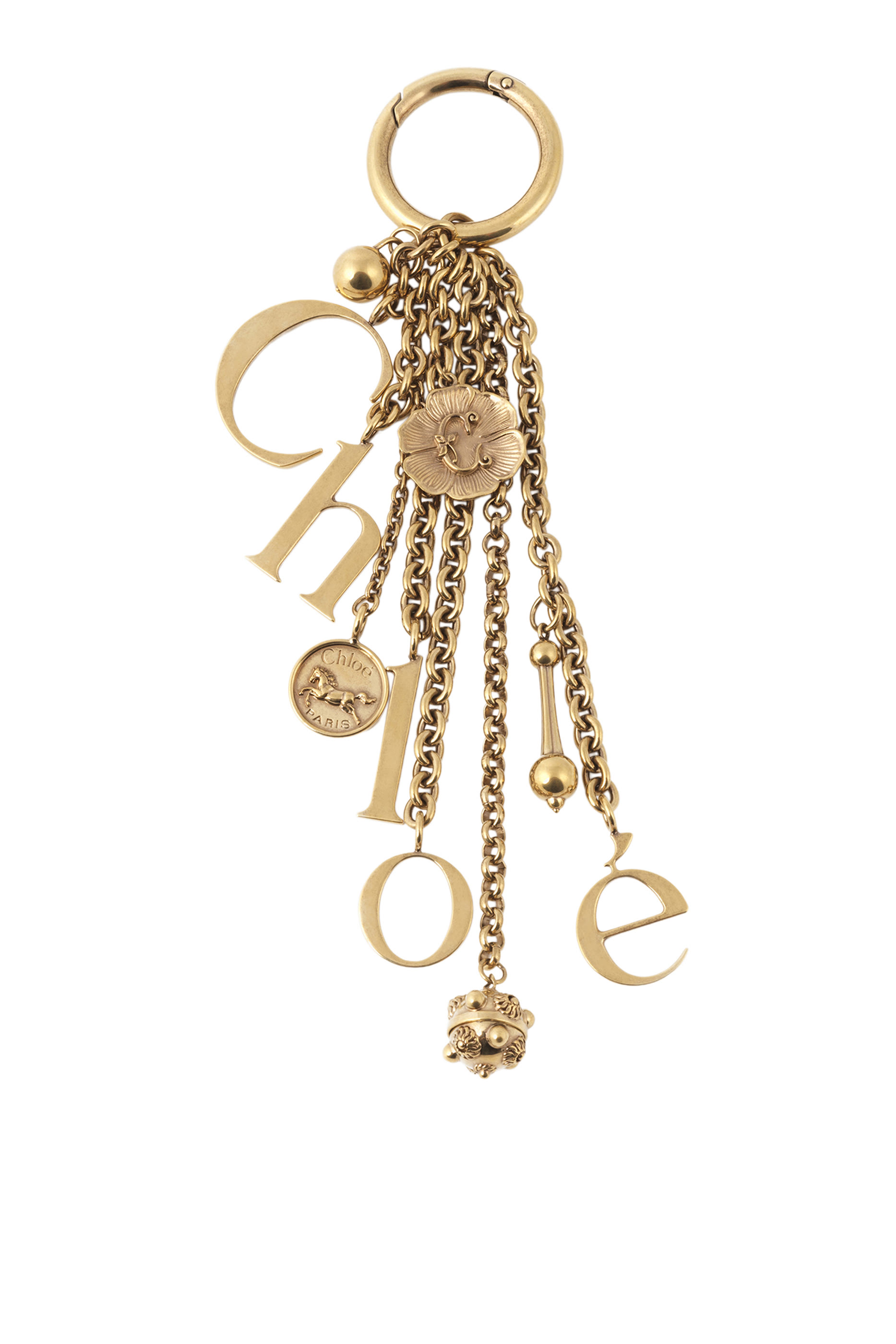 سلسلة مفاتيح بحلي شعار الماركة