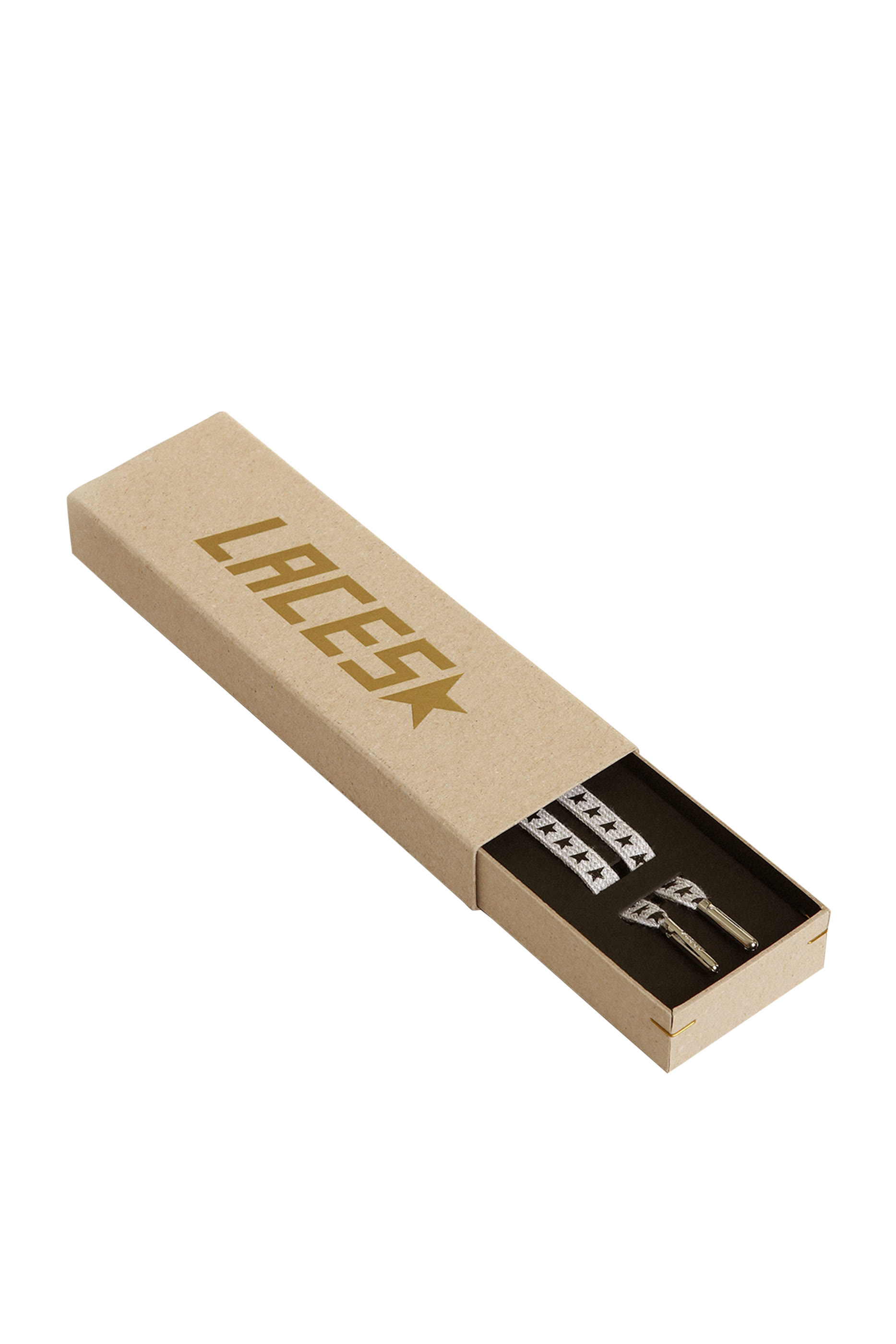 أربطة بنقشة نجوم بلون أسود متباين أيس-غراي قطن