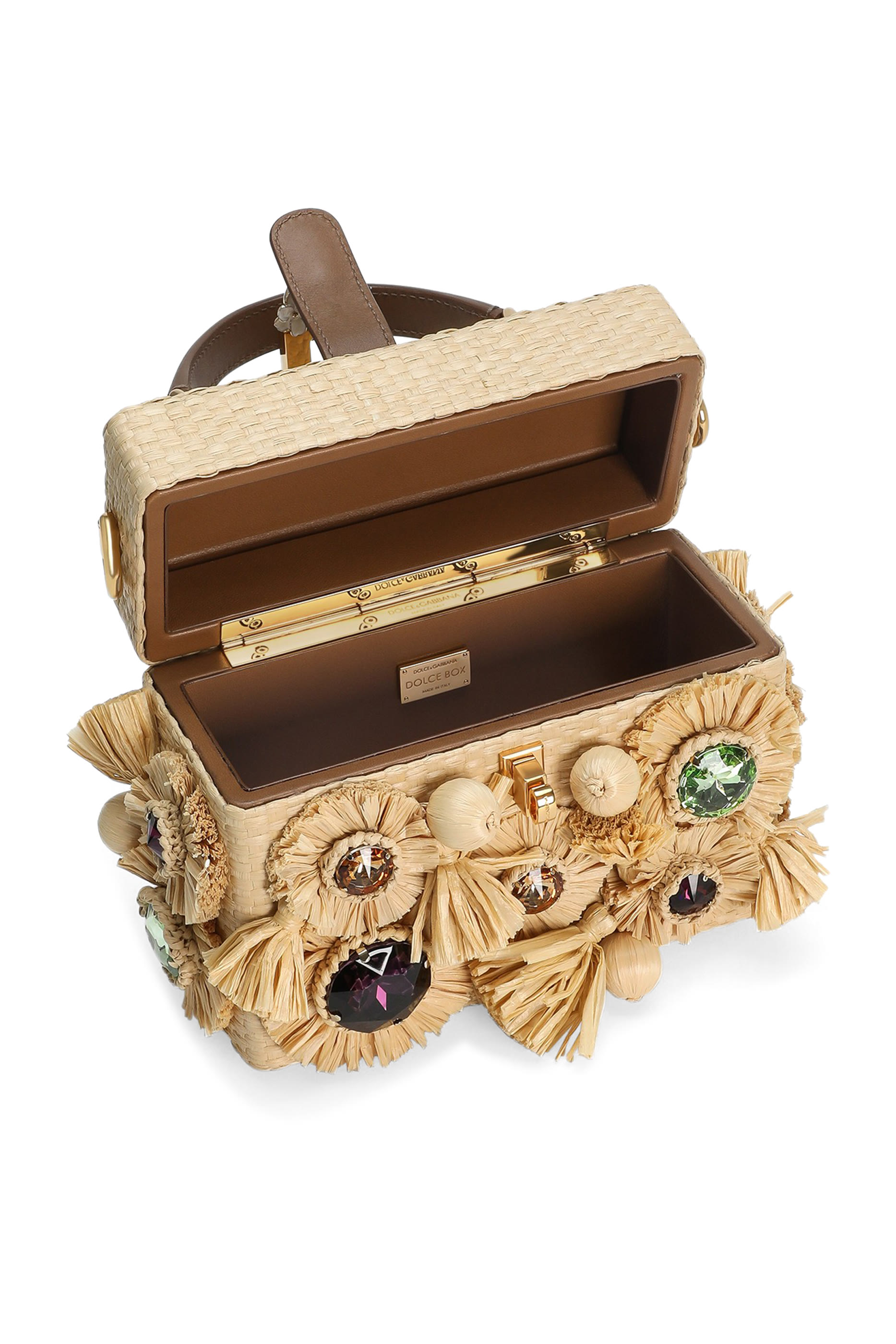 حقيبة يد دولتشي بوكس مزينة كروشيه