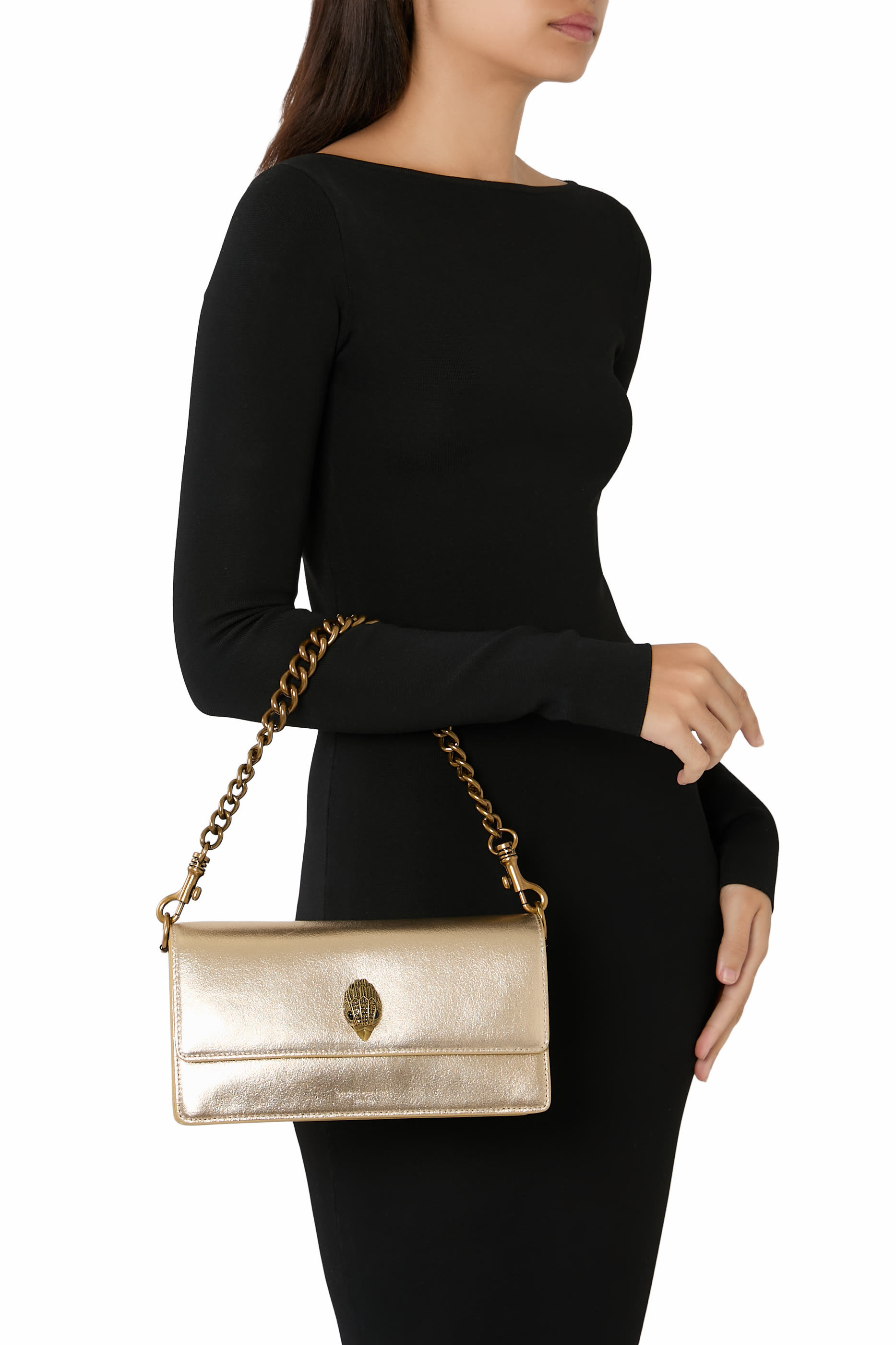 حقيبة كتف سولان جلد ناعم