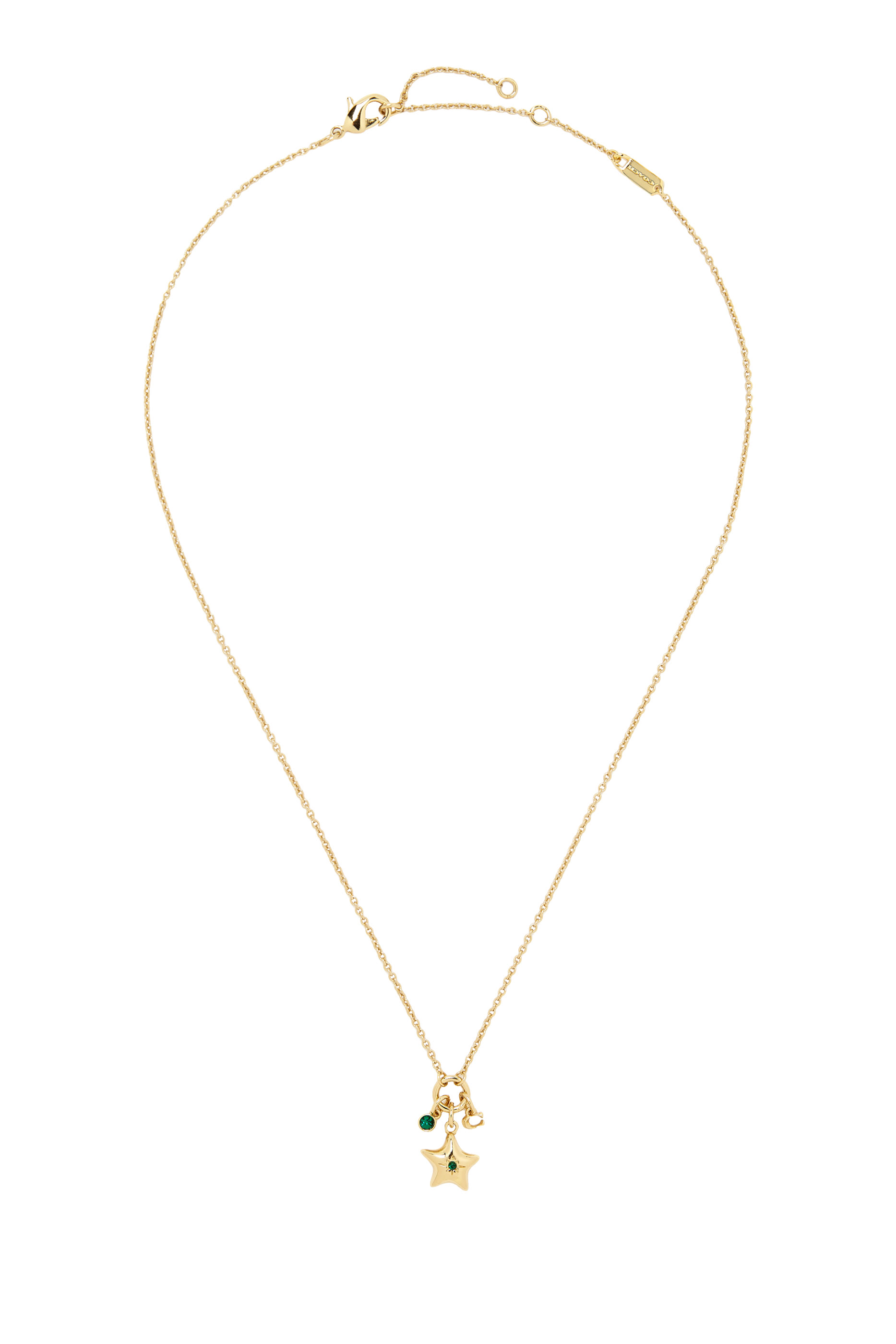 طقم قلادة بدلاية وأقراط بتصميم نجمة