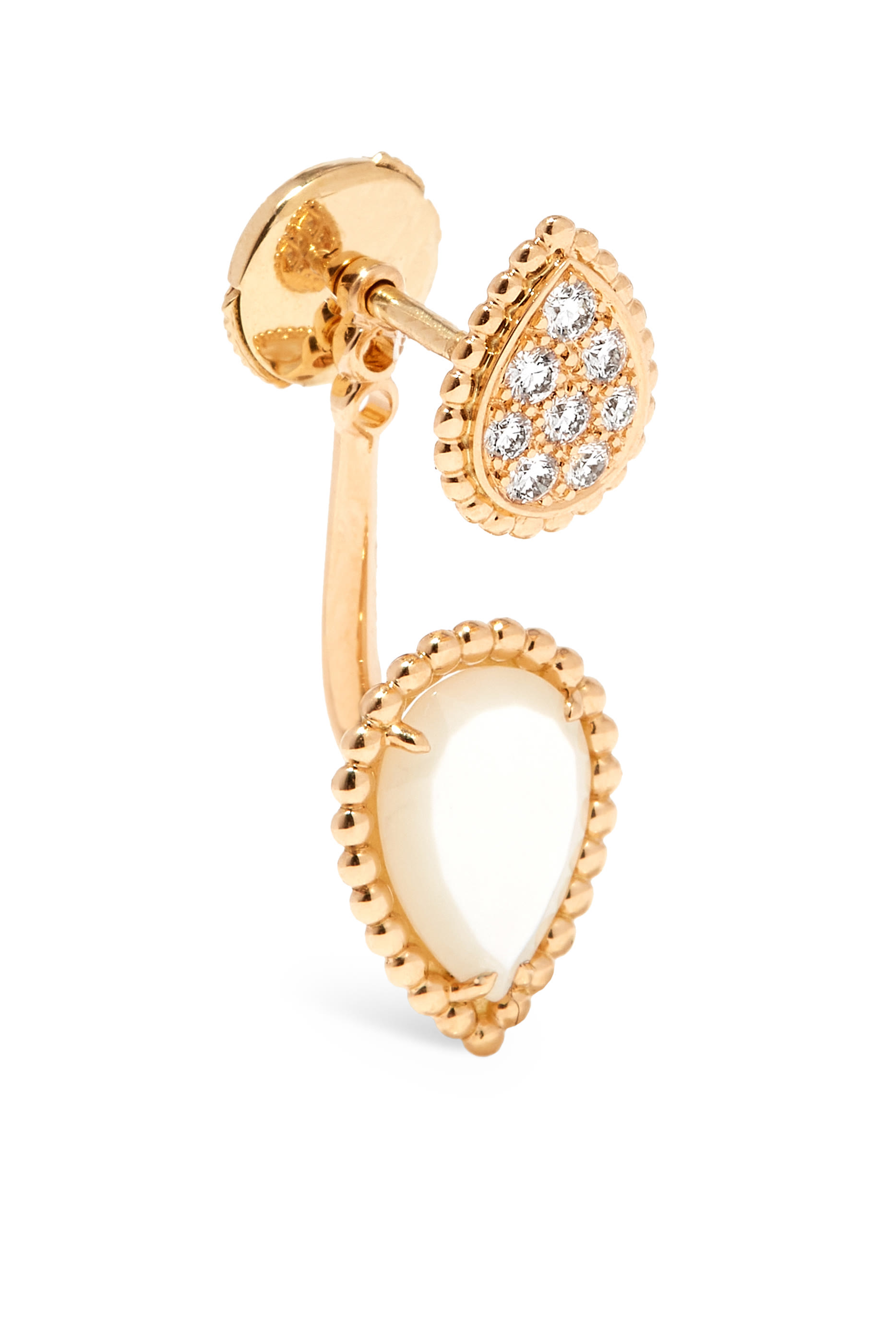 قرط سيربنت بوهيم بحلتين مرصعتين بالماس 