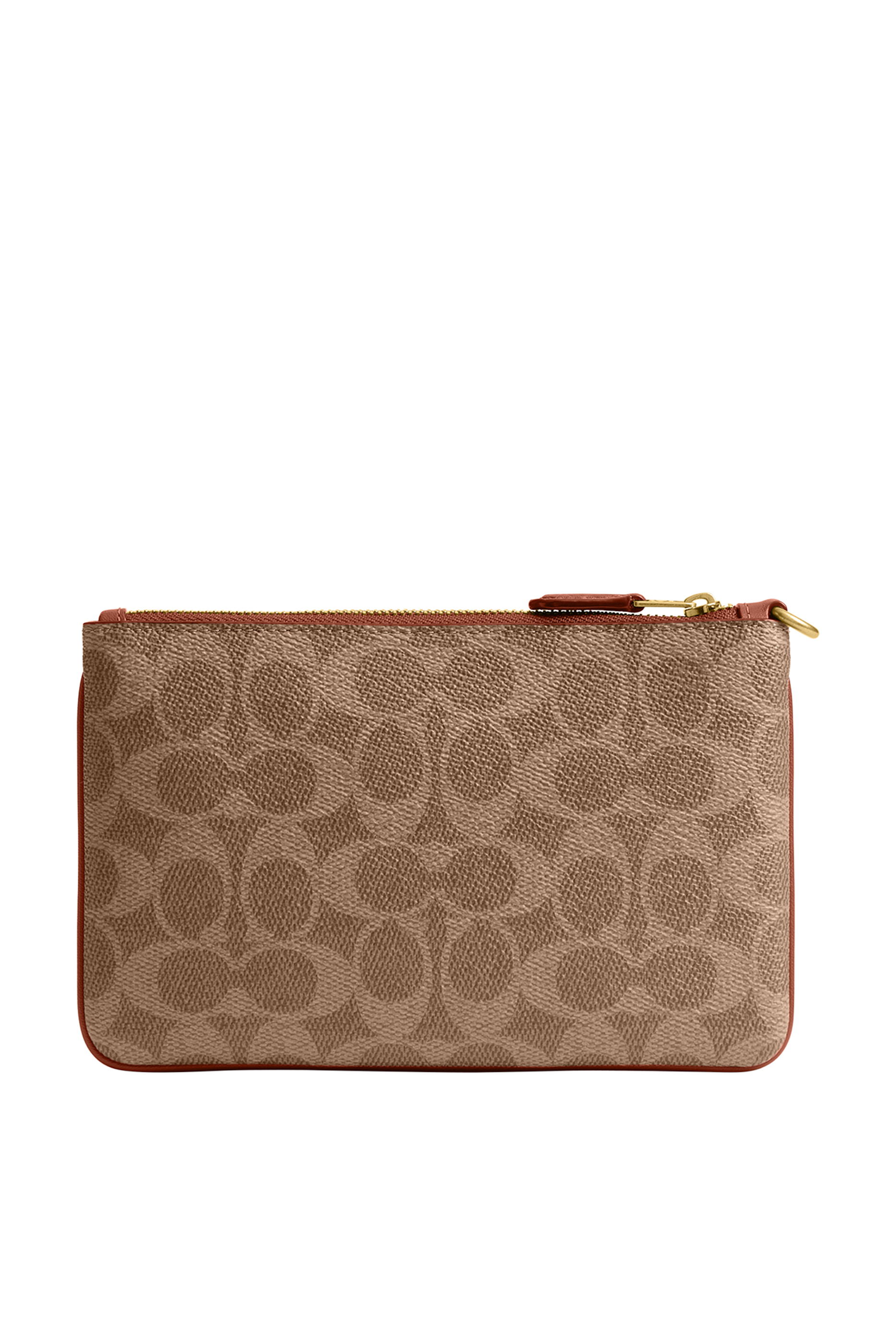 حقيبة صغيرة بسوار معصم قماش قنب بشعار الماركة