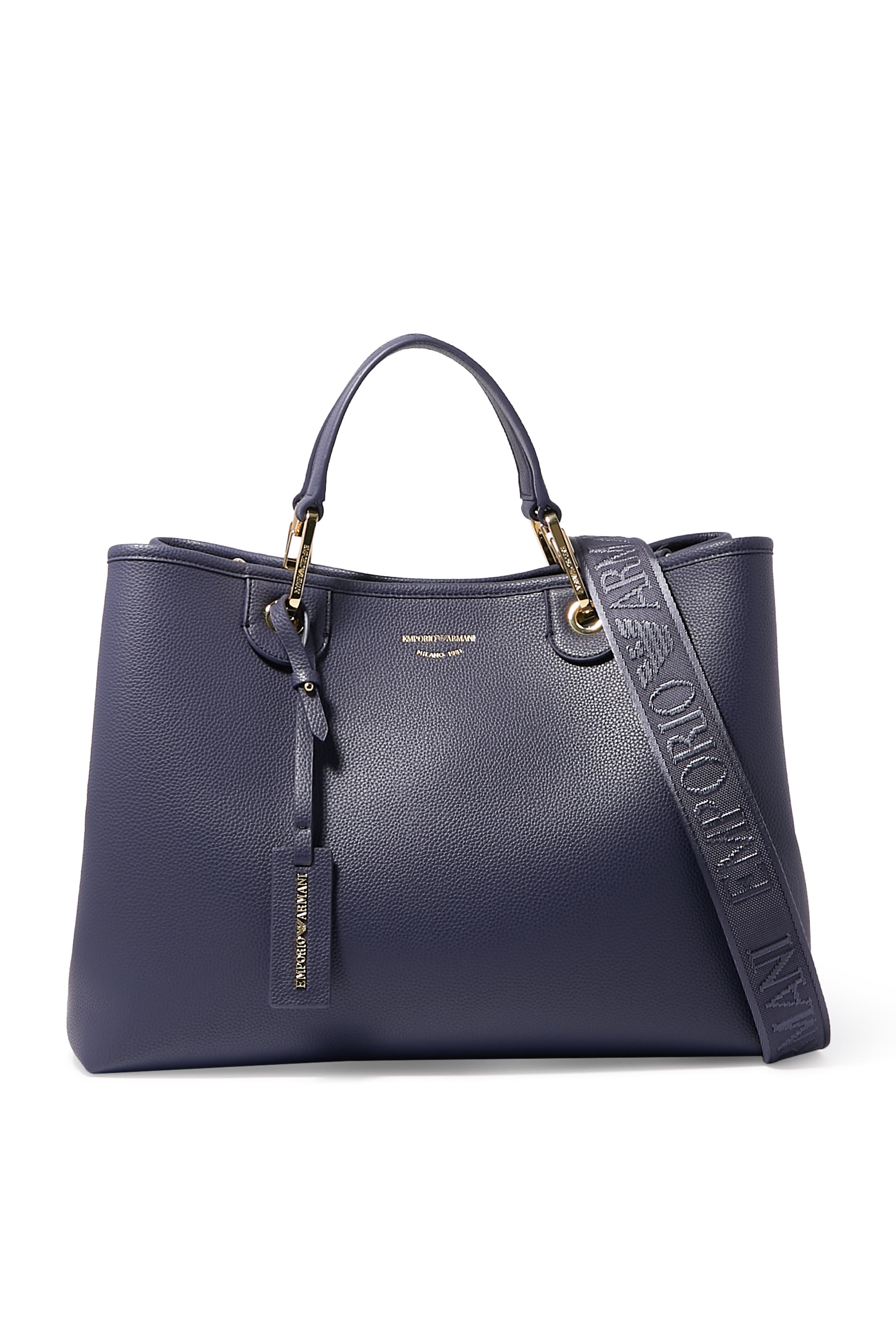 حقيبة يد بشعار الماركة