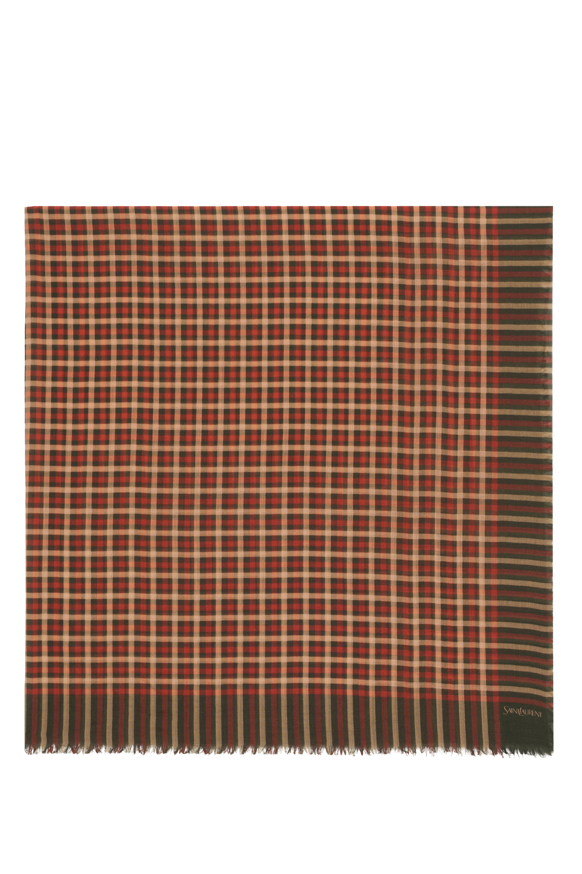 وشاح بشعار الماركة صوف تويل