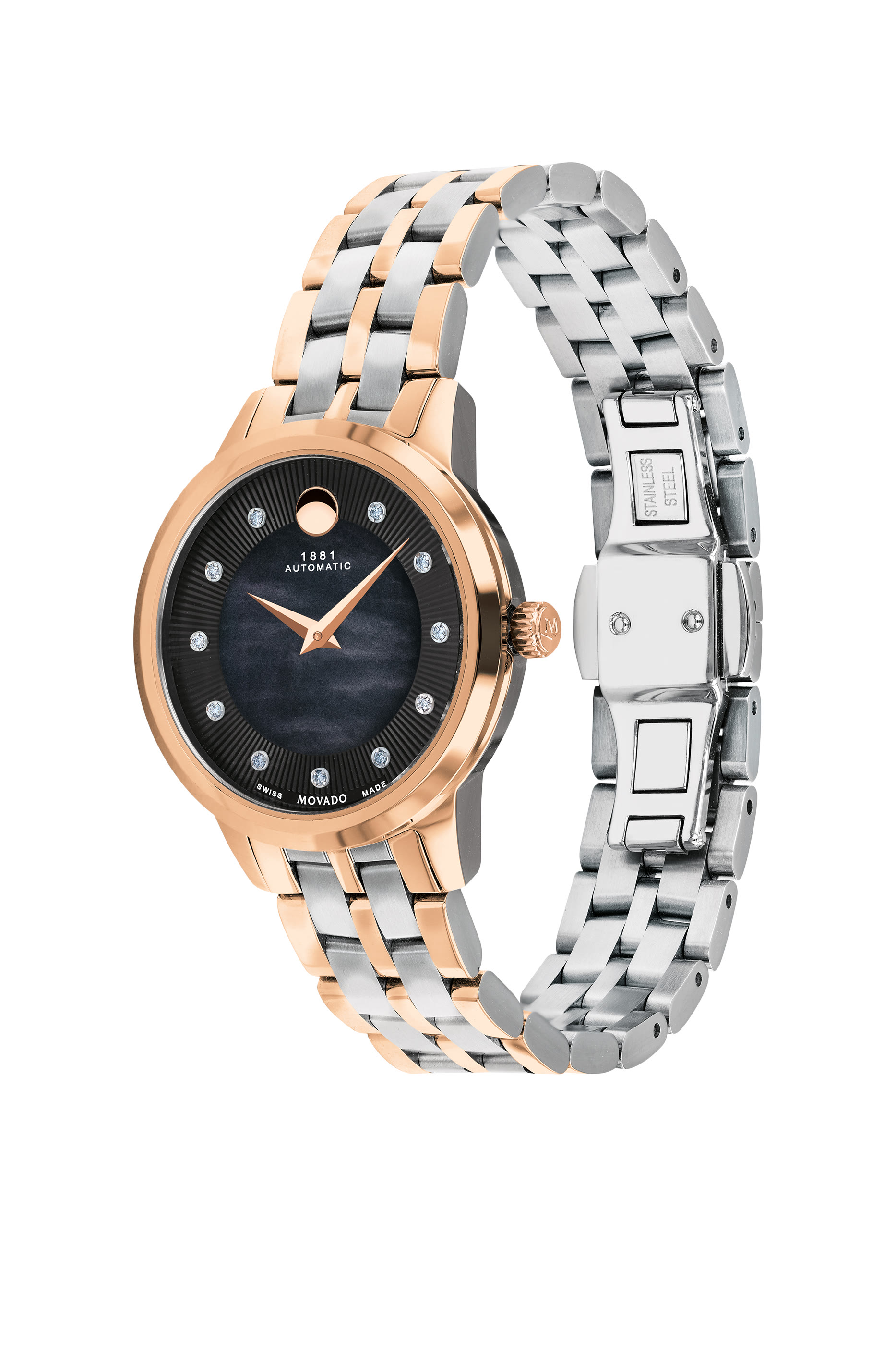 ساعة 1881 أوتوماتيكية ستانلس ستيل