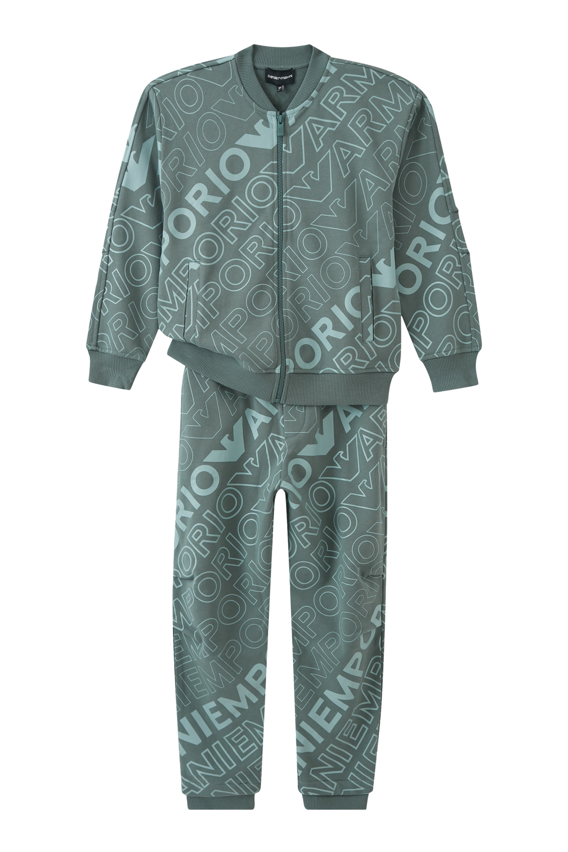 بنطال رياضي برباط تضييق وشعار الماركة للأطفال