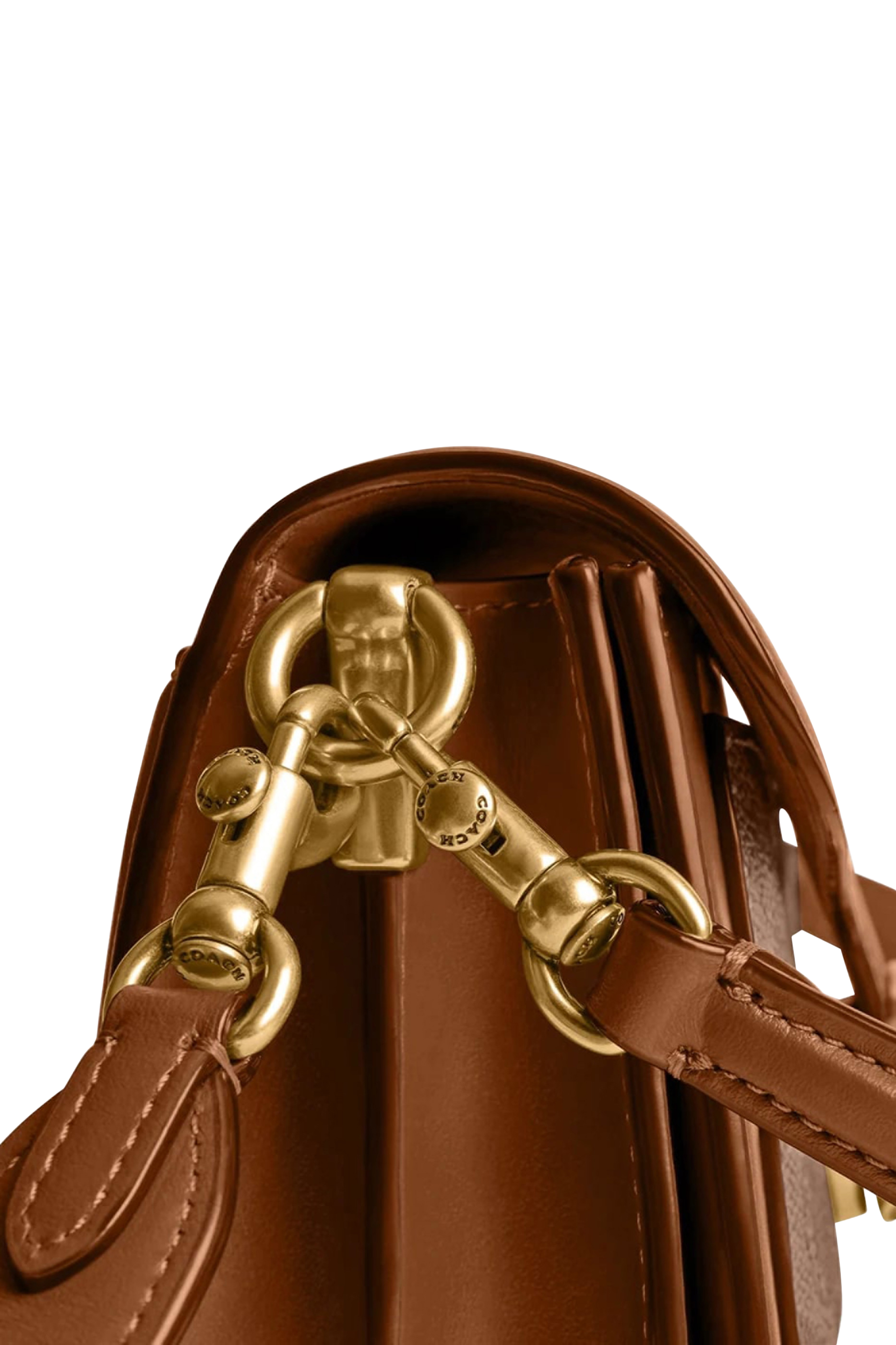 حقيبة كتف تابي 20 قماش قنب بشعار الماركة