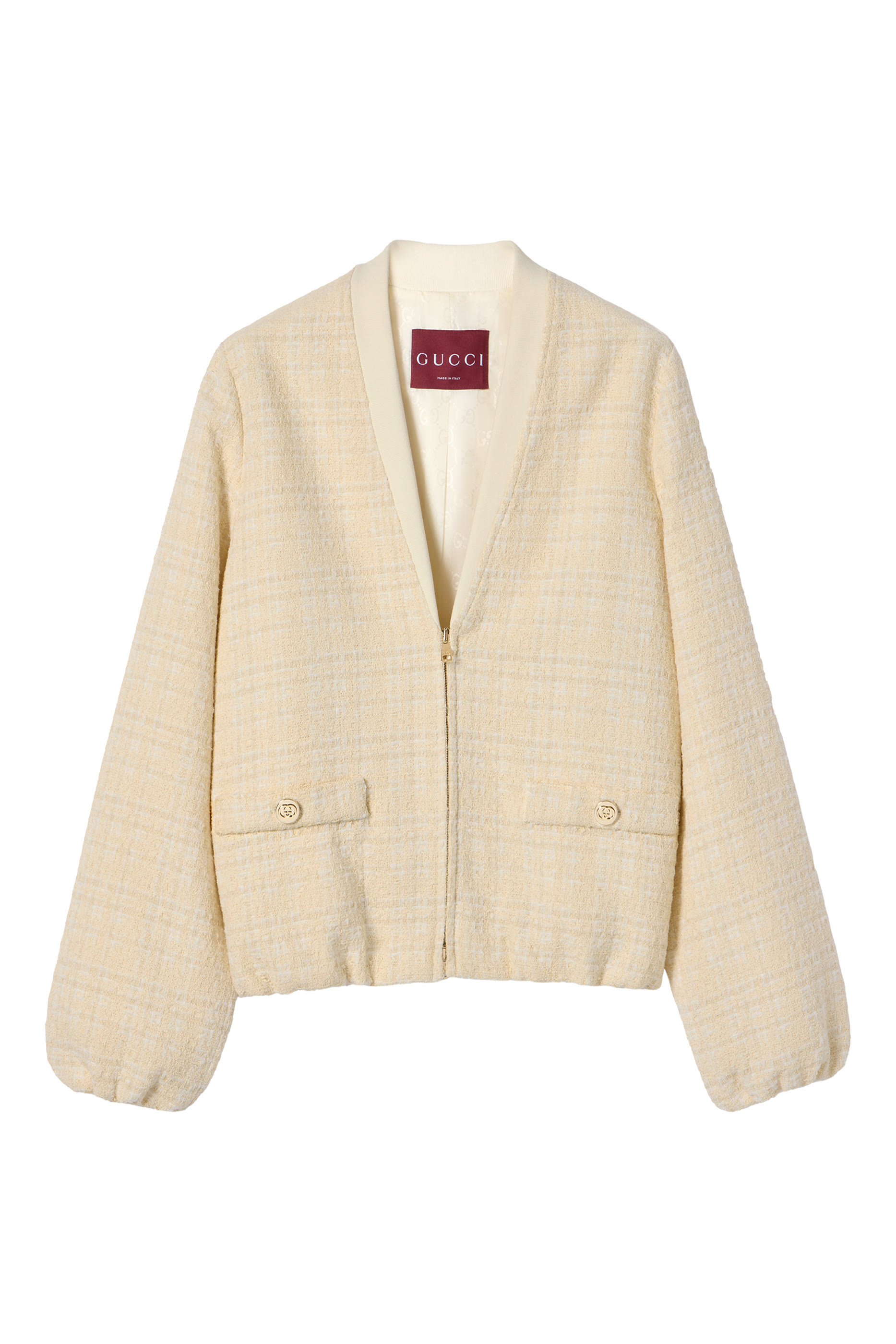 Check Cotton Tweed Jacket