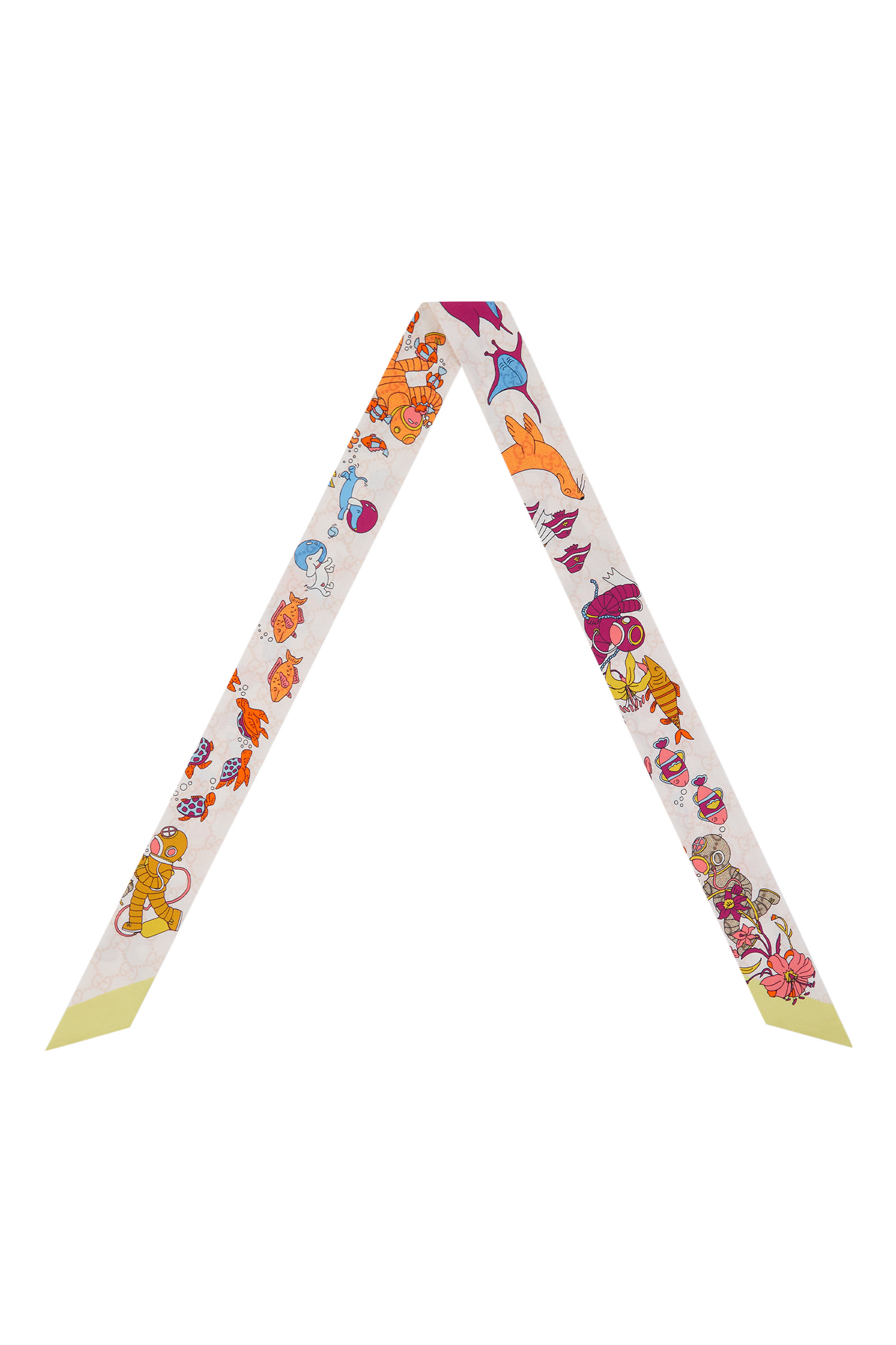 شريط حرير بطبعات