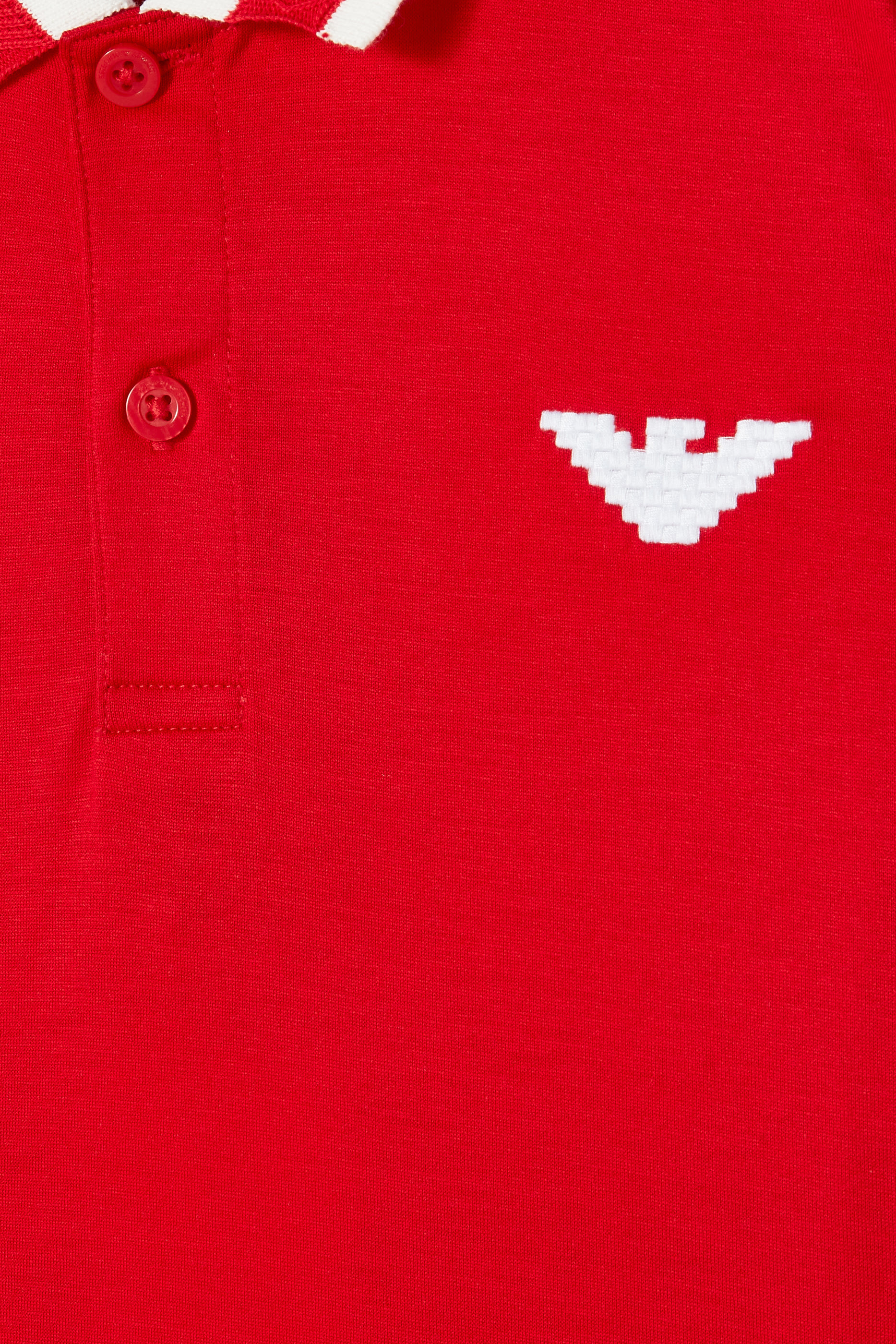 قميص بولو بشعار الماركة للأطفال