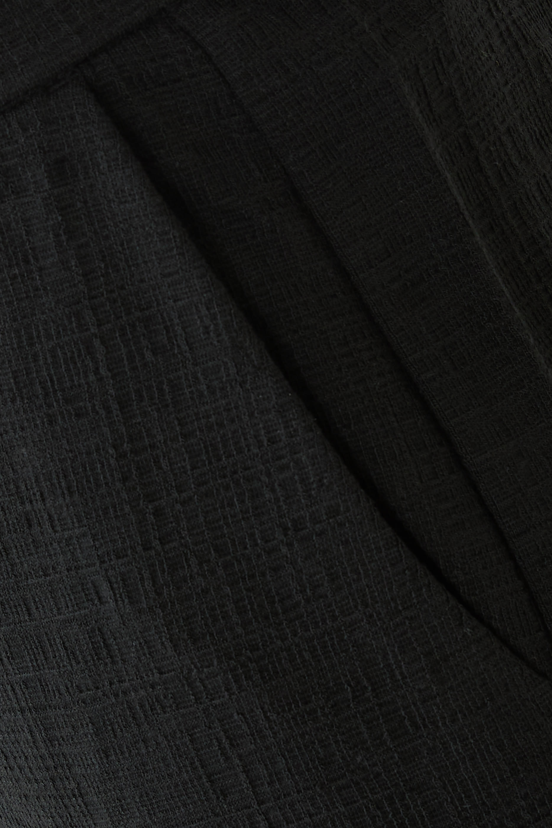 بنطال بقصة مستقيمة نسيج جيرسيه مطاطي