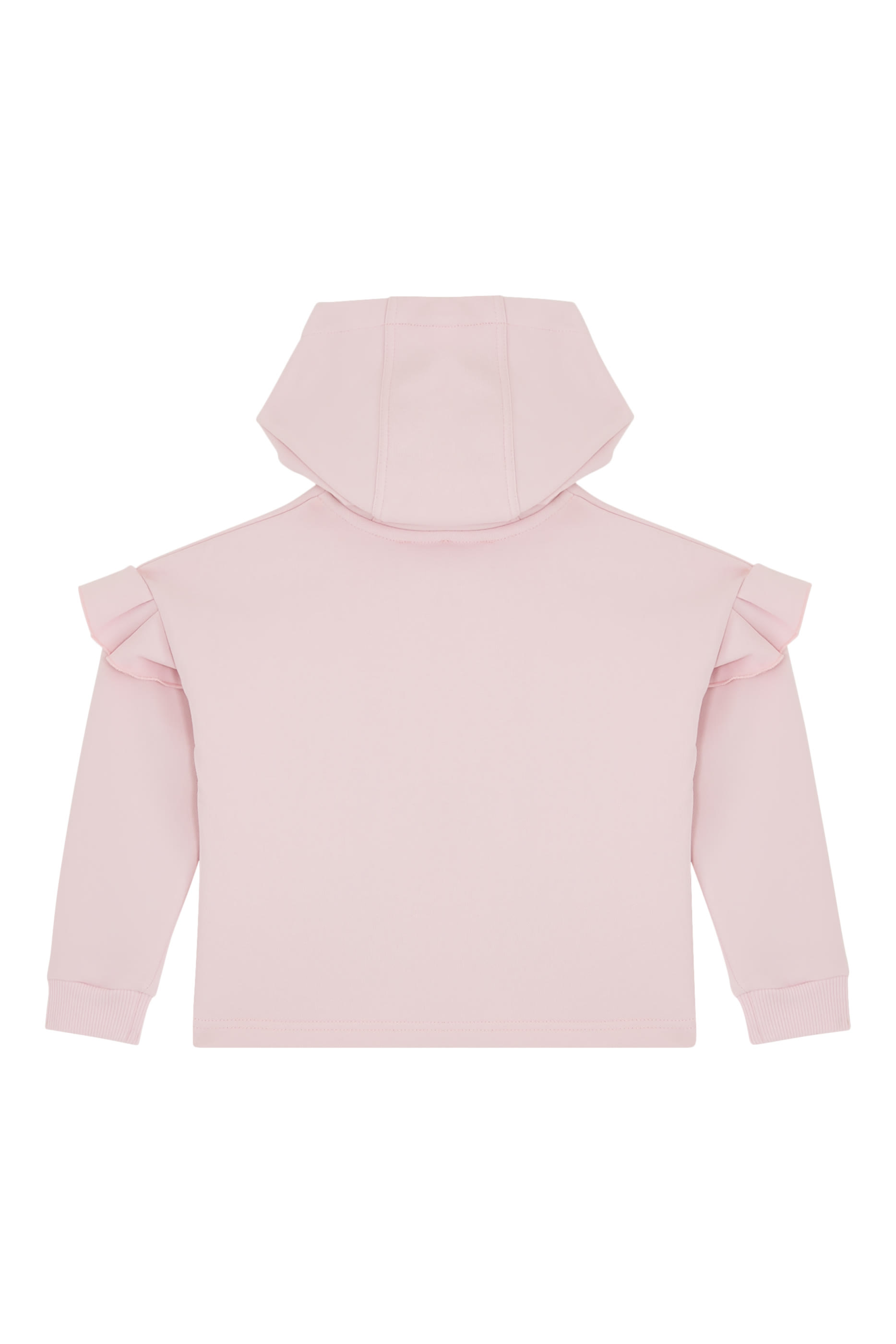 هودي بسحاب مزين بكشكش للأطفال