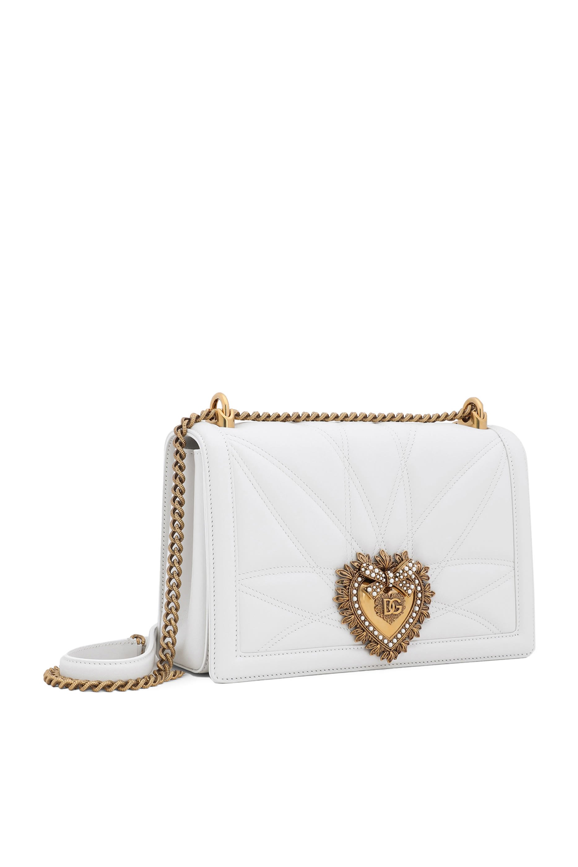 حقيبة ديفوشن كبيرة بتصميم مبطن جلد نابا لامع