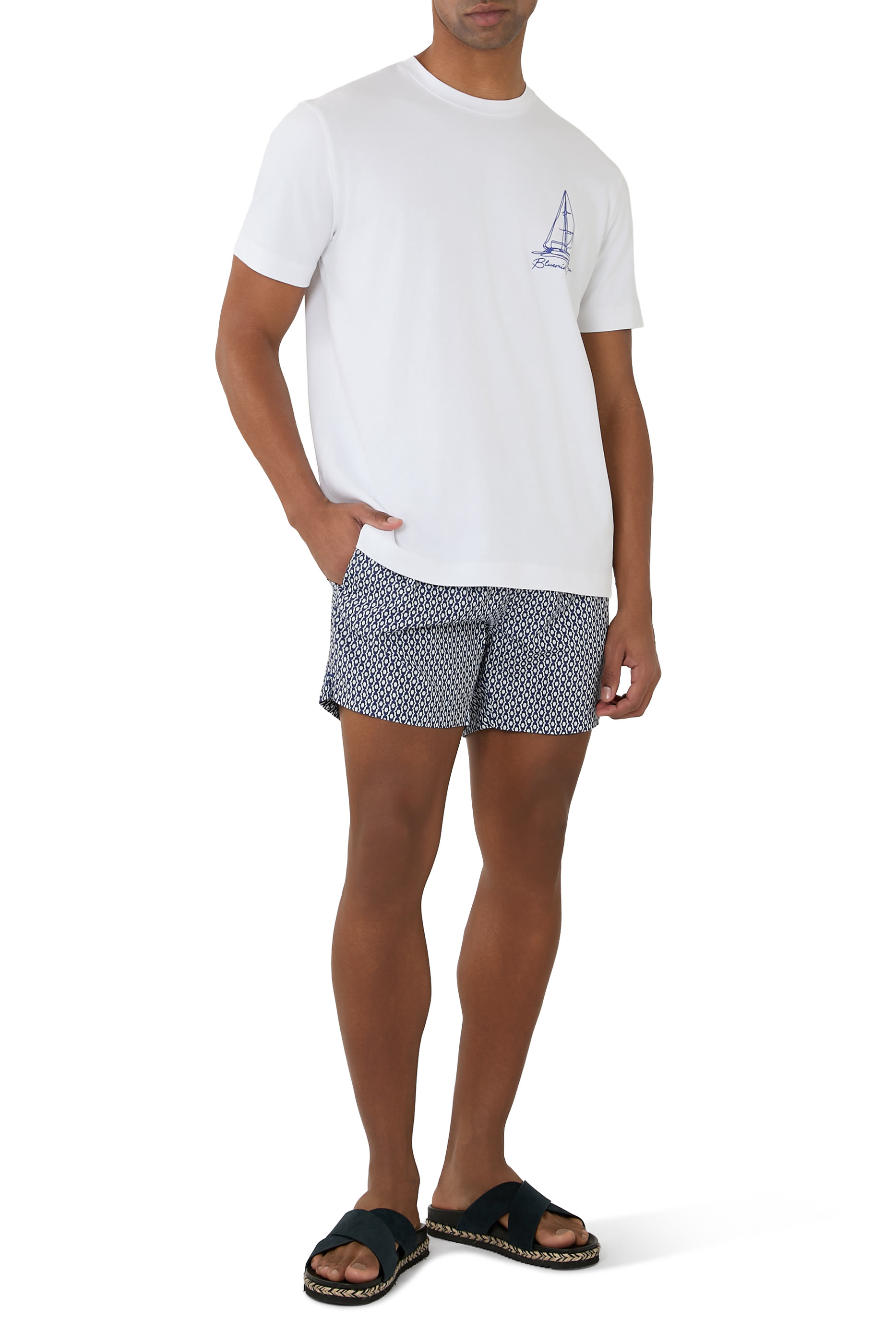 Nolan Printed Premium Interlock T-Shirt