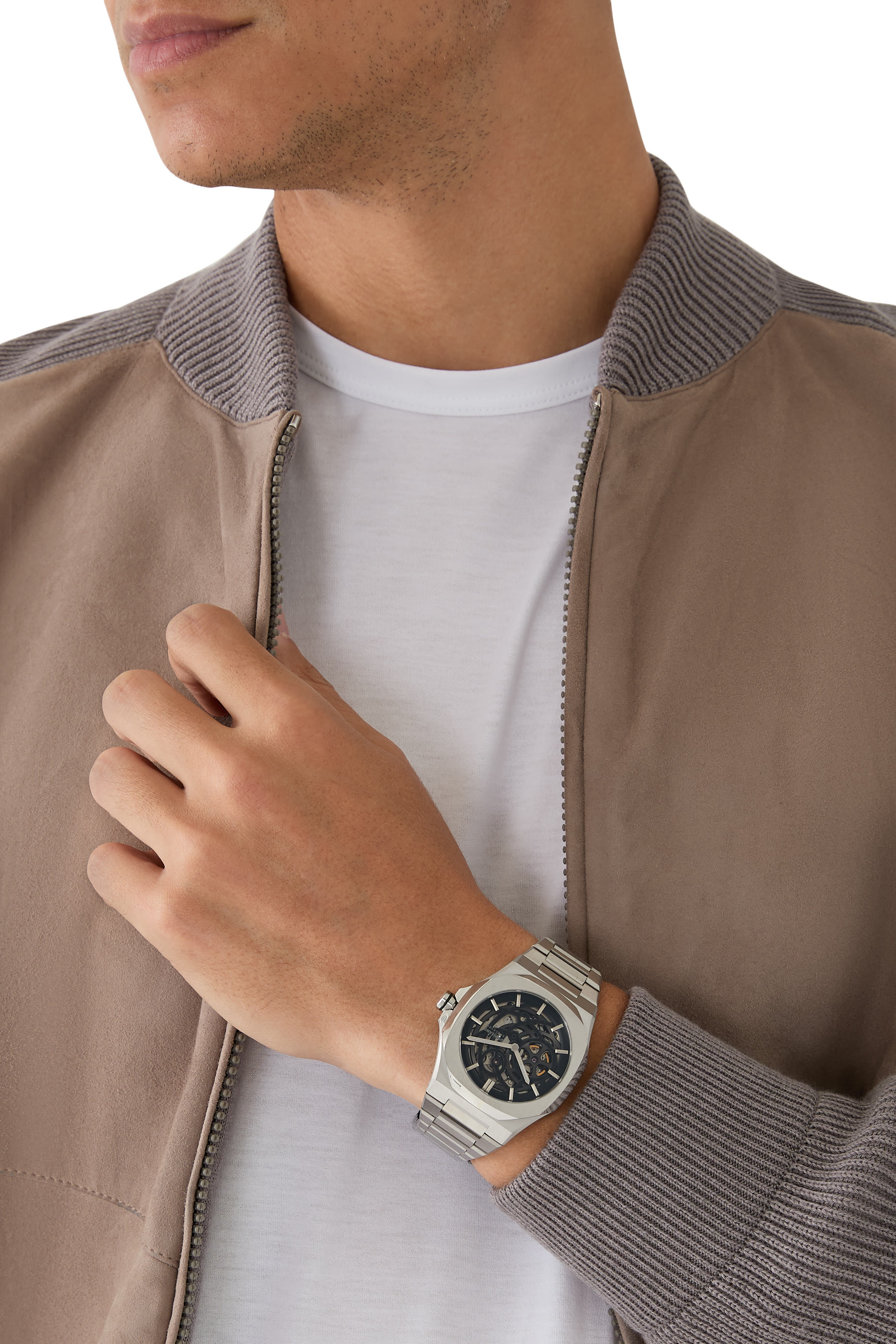 ساعة سكيليتون 41.5 مم ميكانيكية