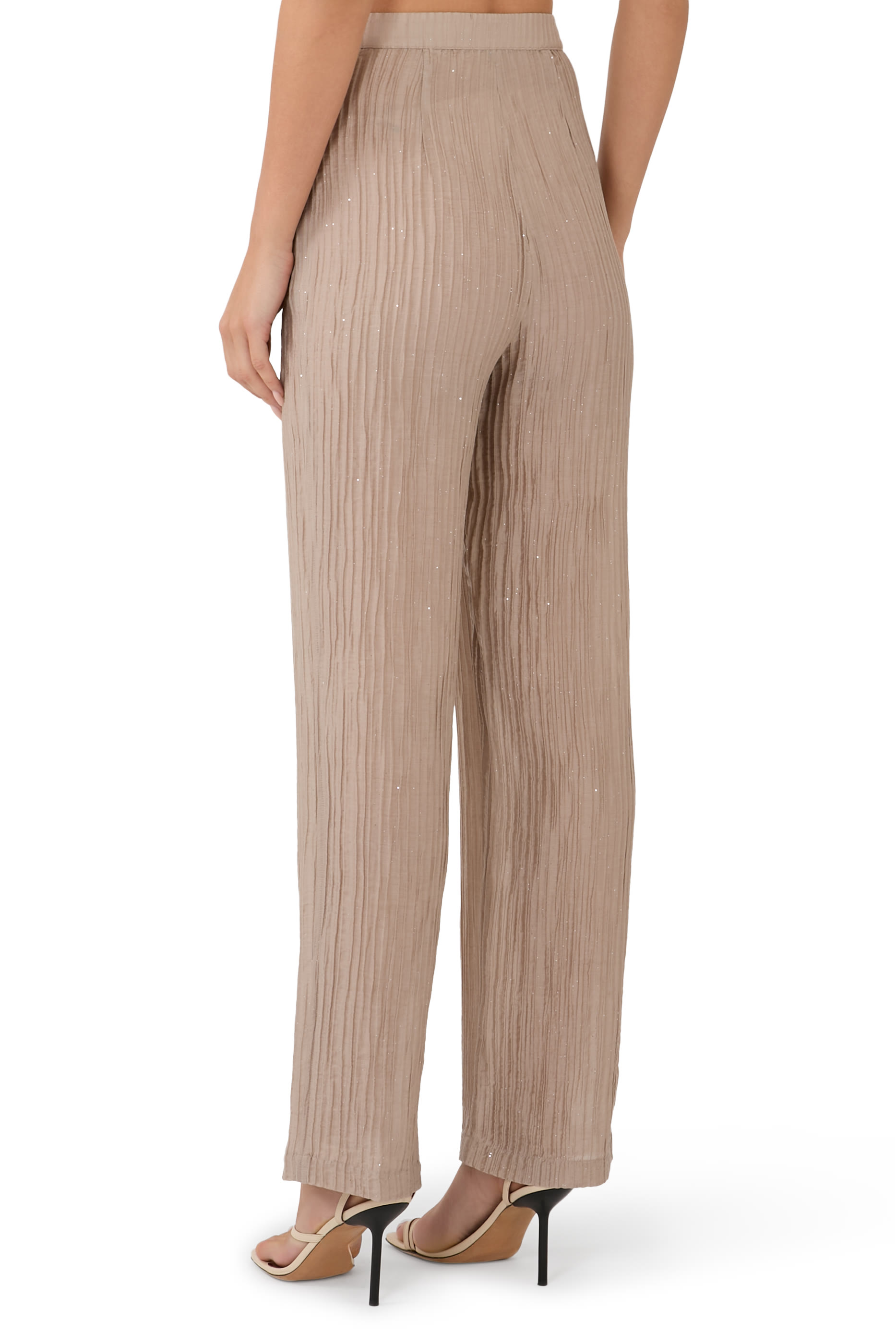 Button Detail Trousers