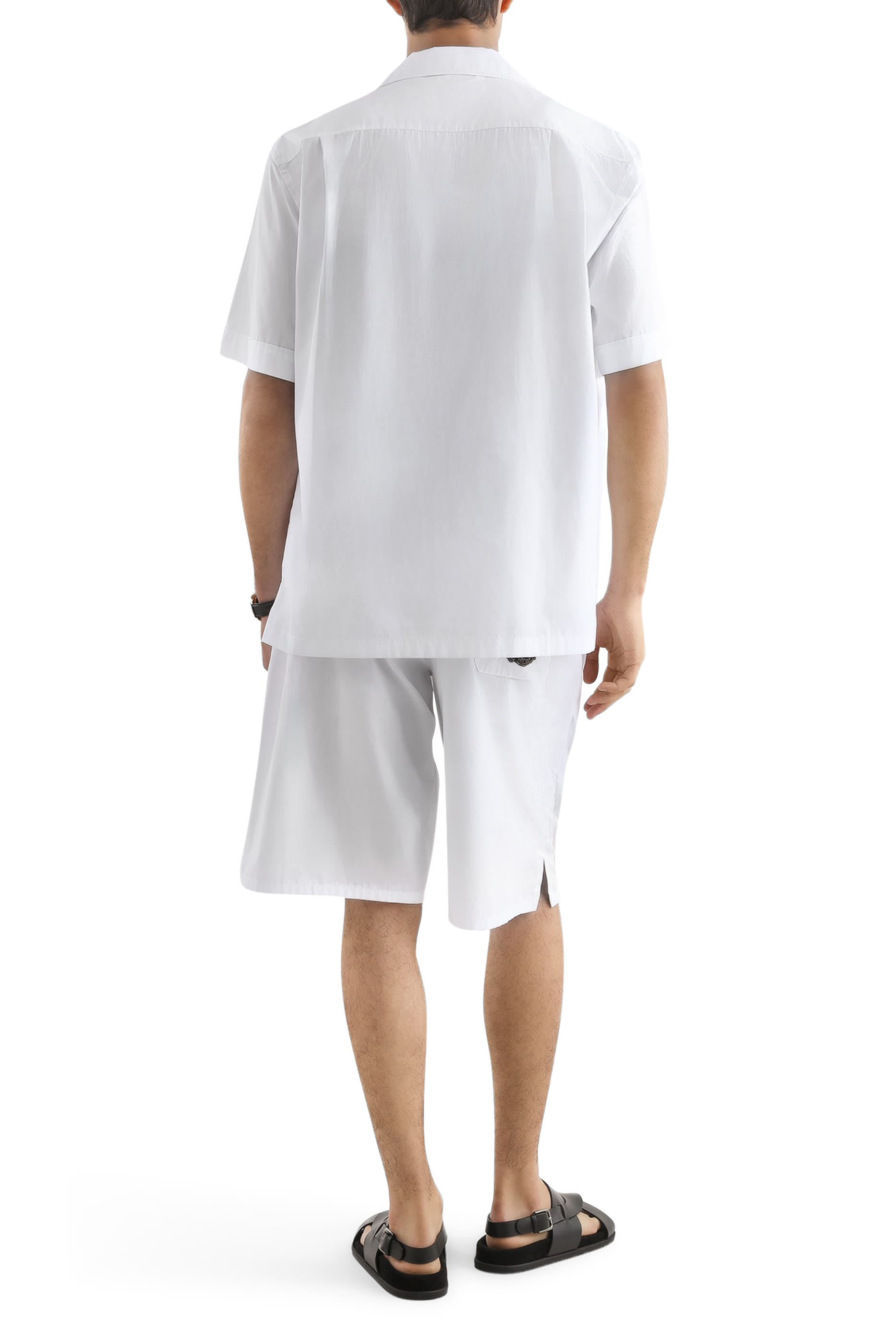 قميص هاواي قطن بوبلين