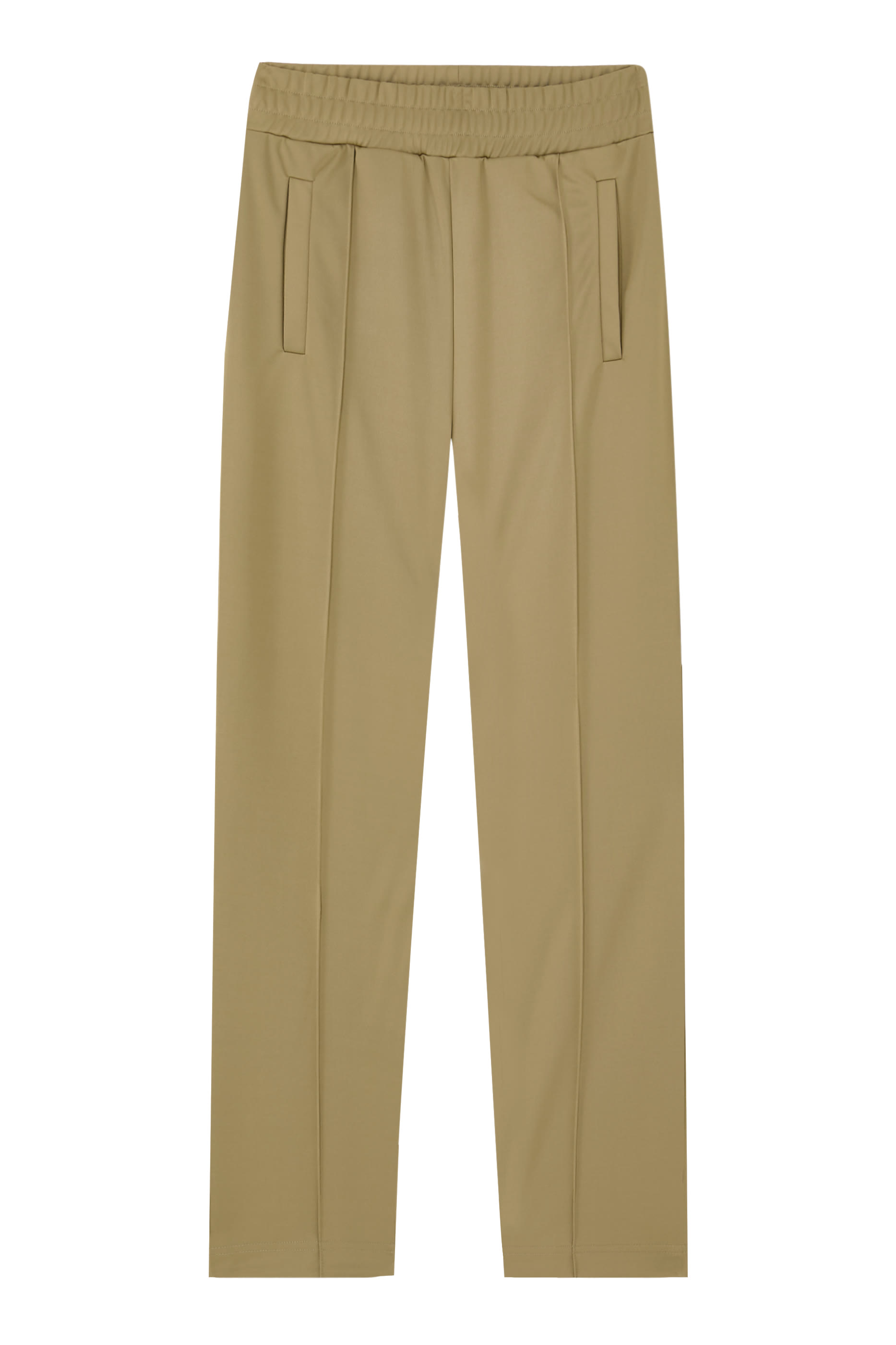 بنطال رياضي مزين بشعار الماركة بتصميم متموج من الخلف