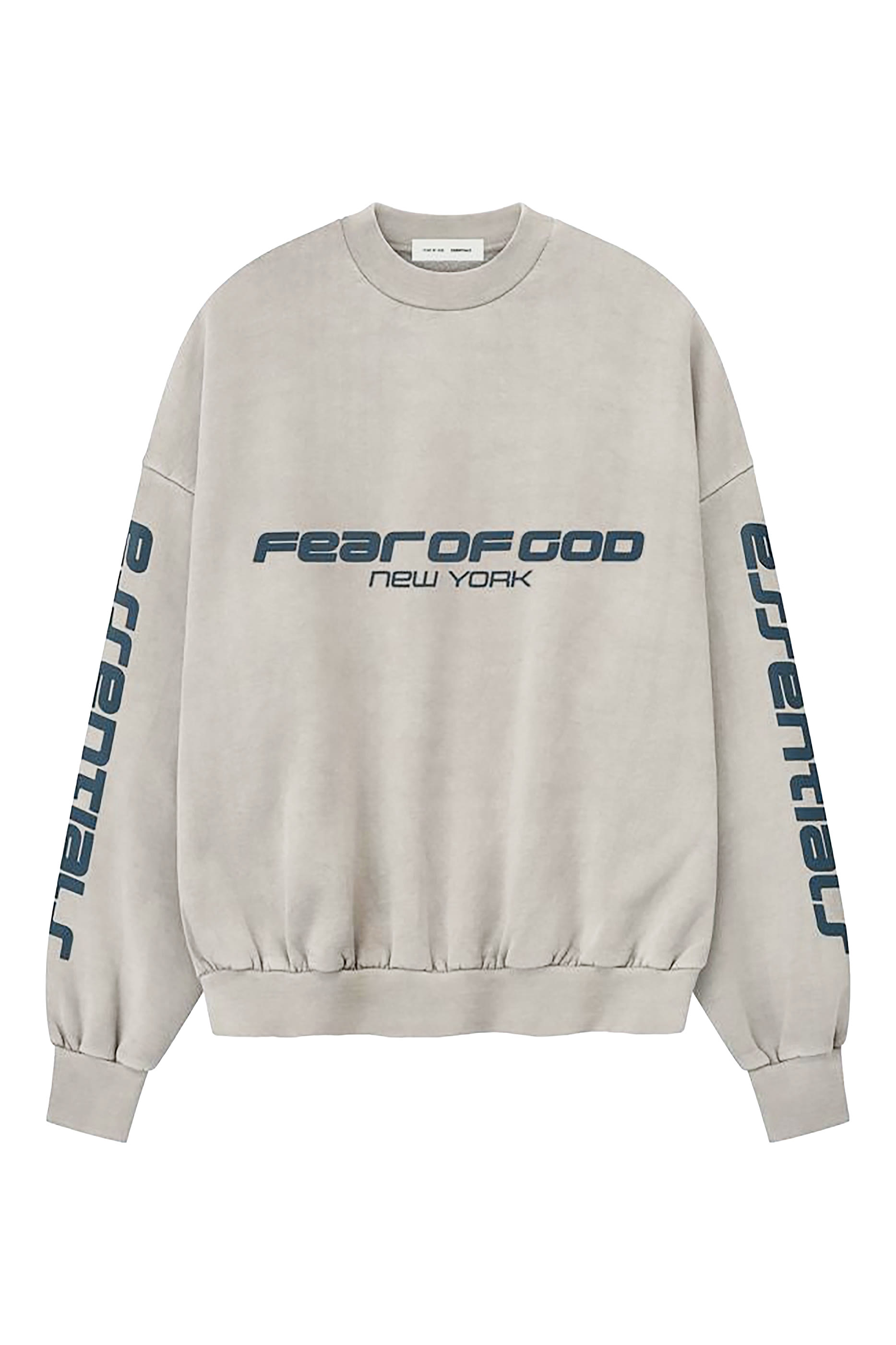 سويت شيرت بقصة قصيرة صوف ثقيل الوزن