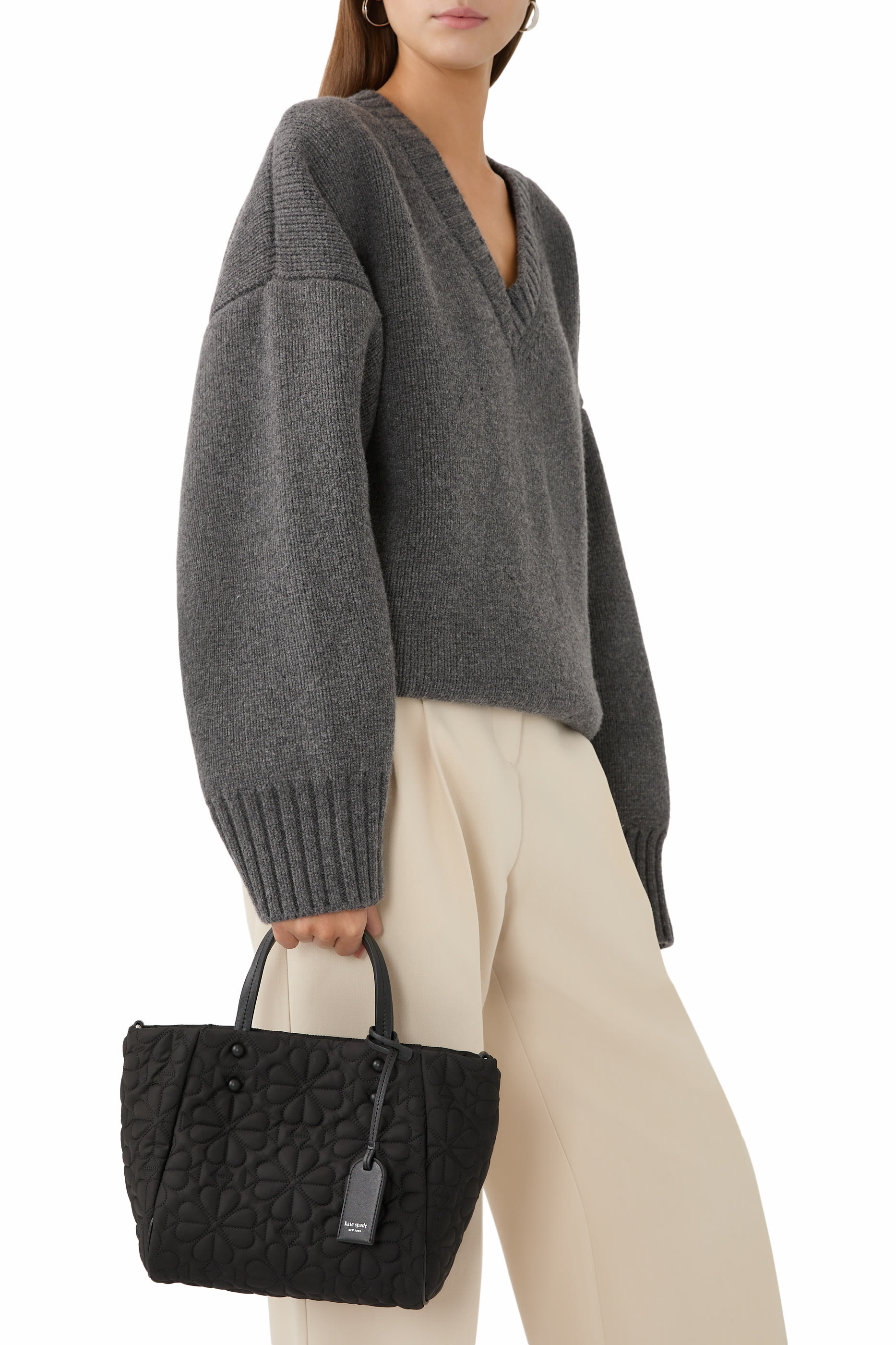 حيبة يد تيلي صغيرة بتصميم مبطن