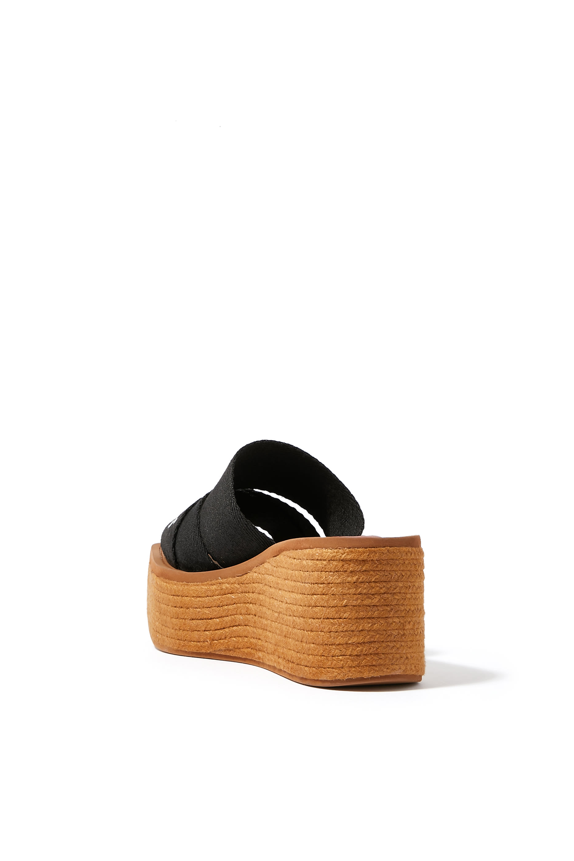 حذاء إسبادريل وودي 75 بكعب ويدج كتان