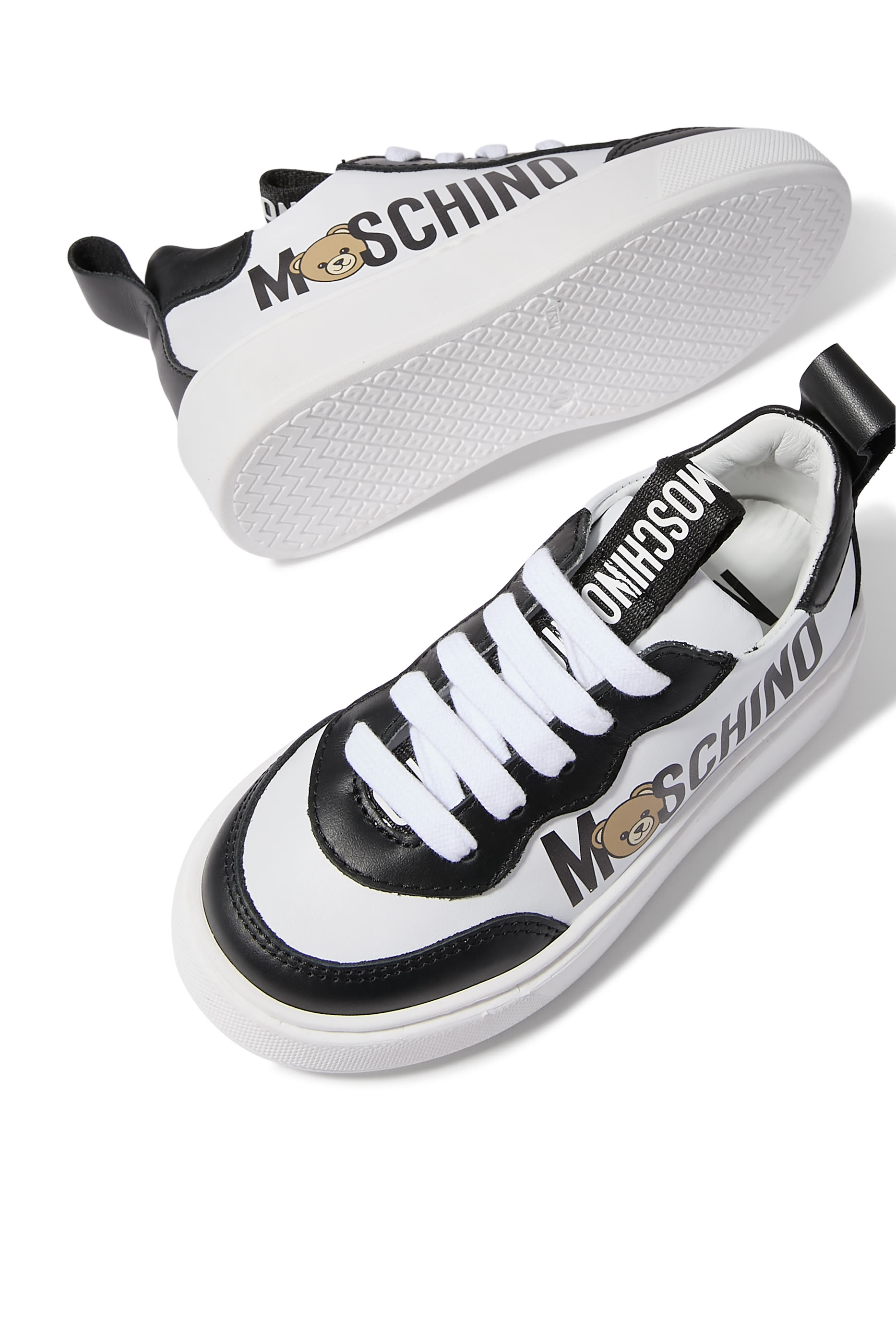 سنيكرز بشعار الماركة والدب تيدي جلد للأطفال