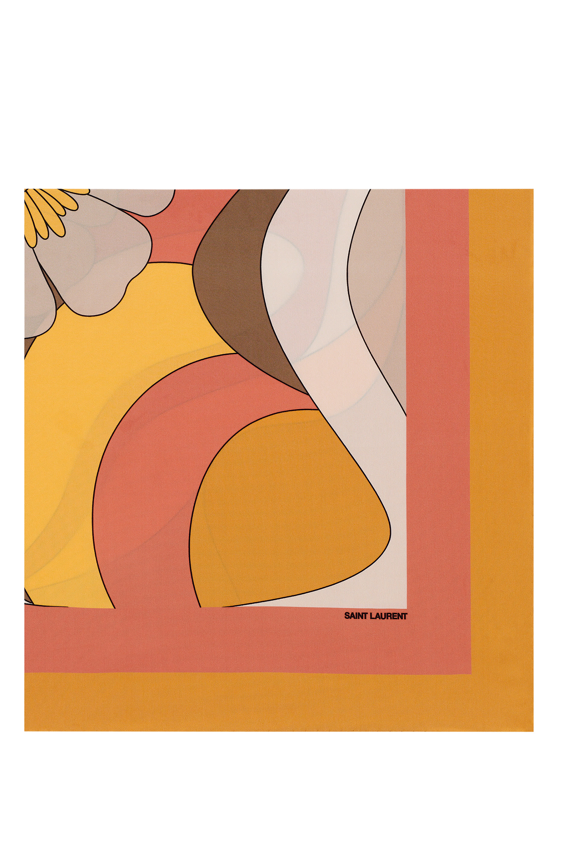 وشاح مربع حرير