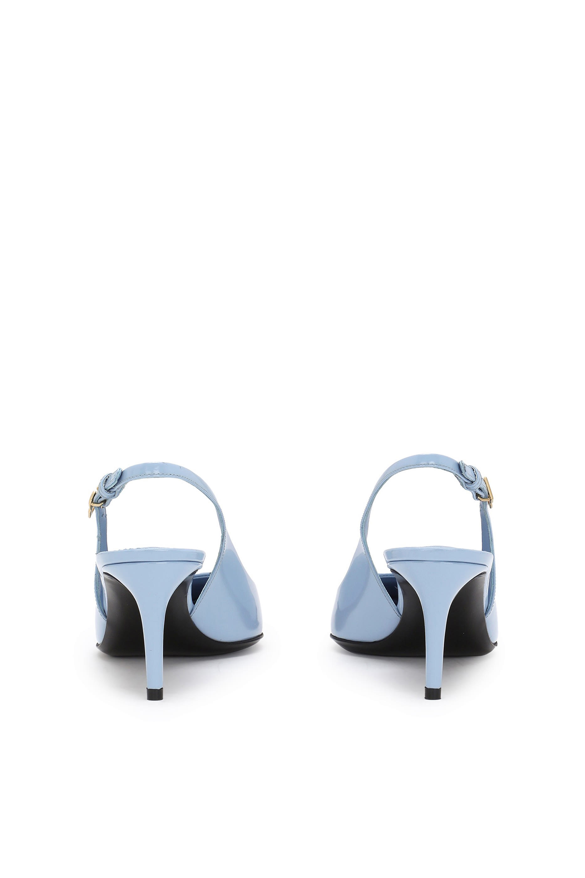 حذاء كلاسيكي 60 بسير خلفي جلد عجل لامع