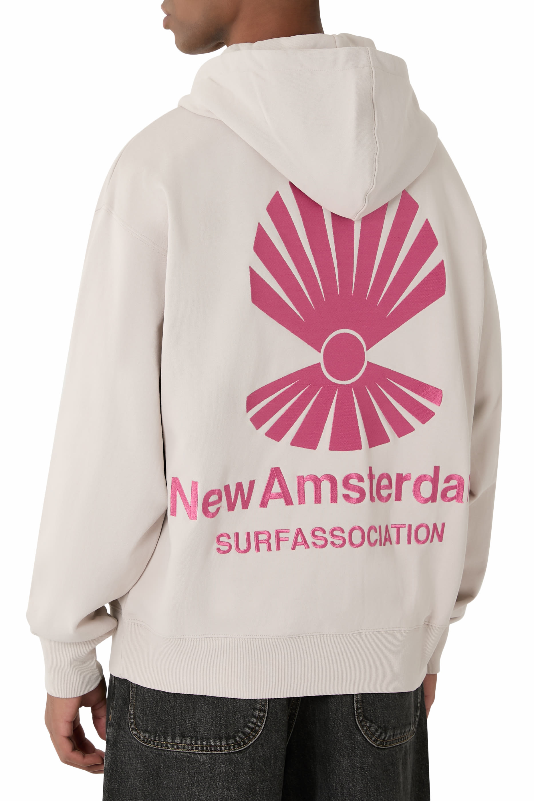  هودي بسحاب مزين بشعار الماركة