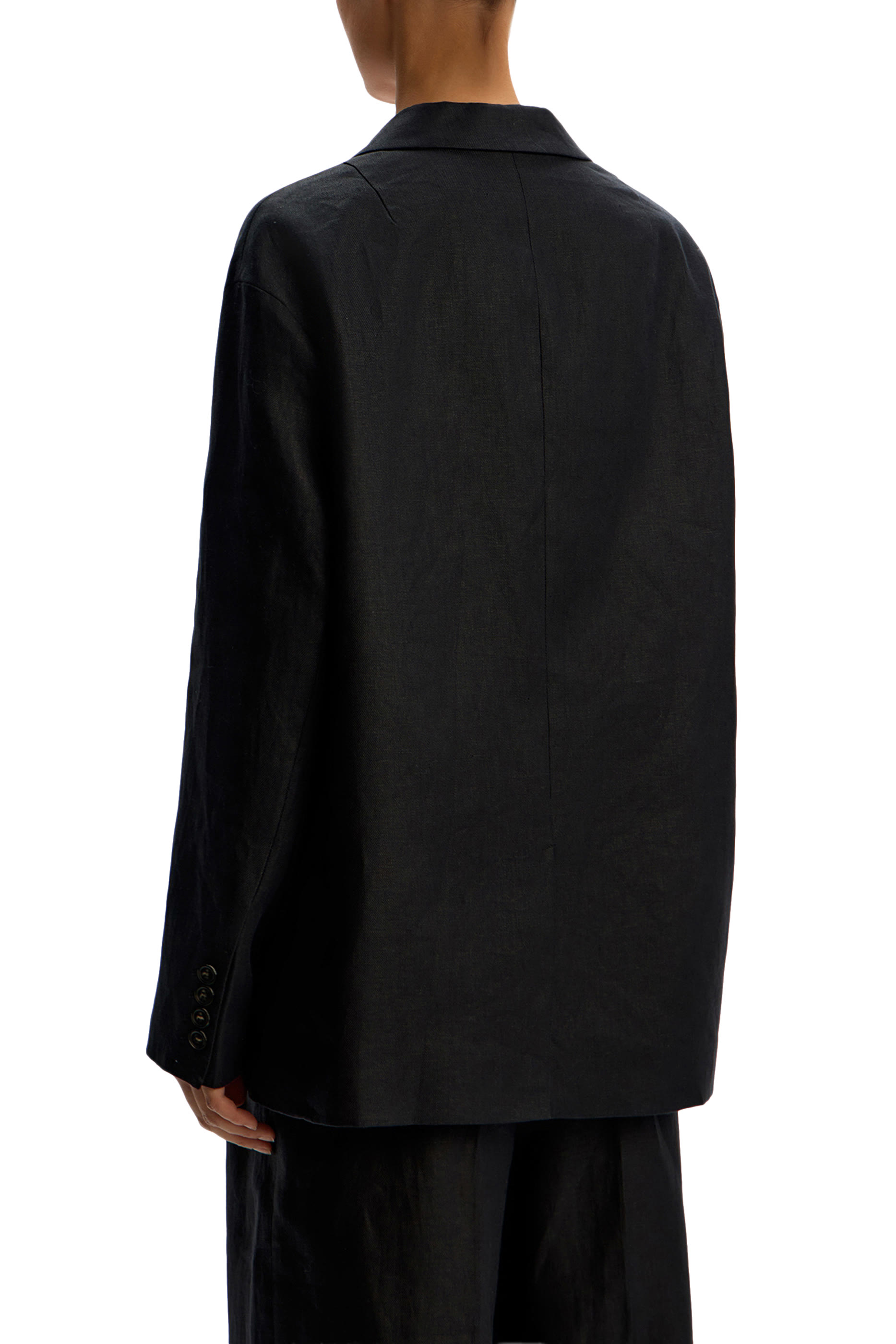 بليزر بقصة منتظمة كتان