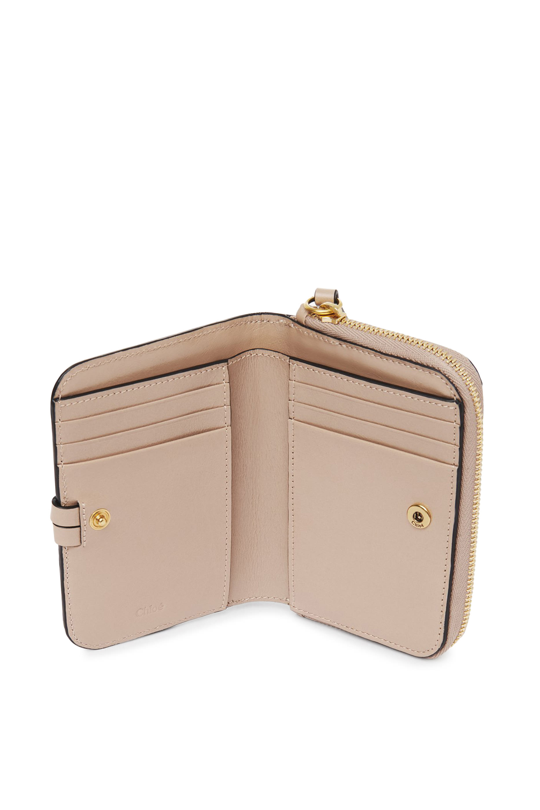 محفظة ألفابت بتصميم ثنائي الطي