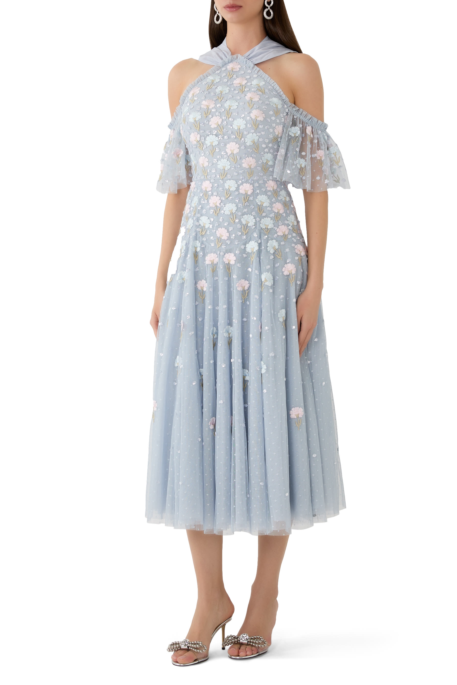 فستان بالرينا دينديليون ديستي برباط حول الرقبة