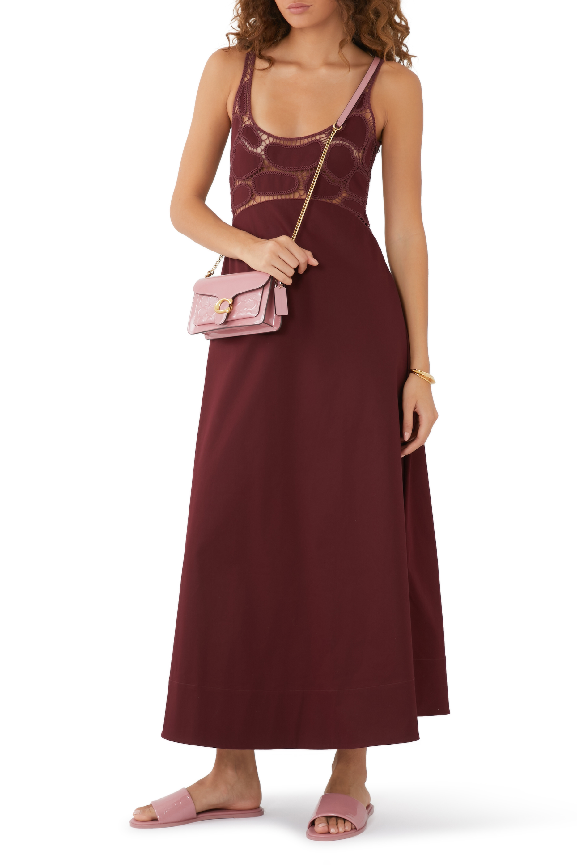 صندل هولي جلد بشعار الماركة