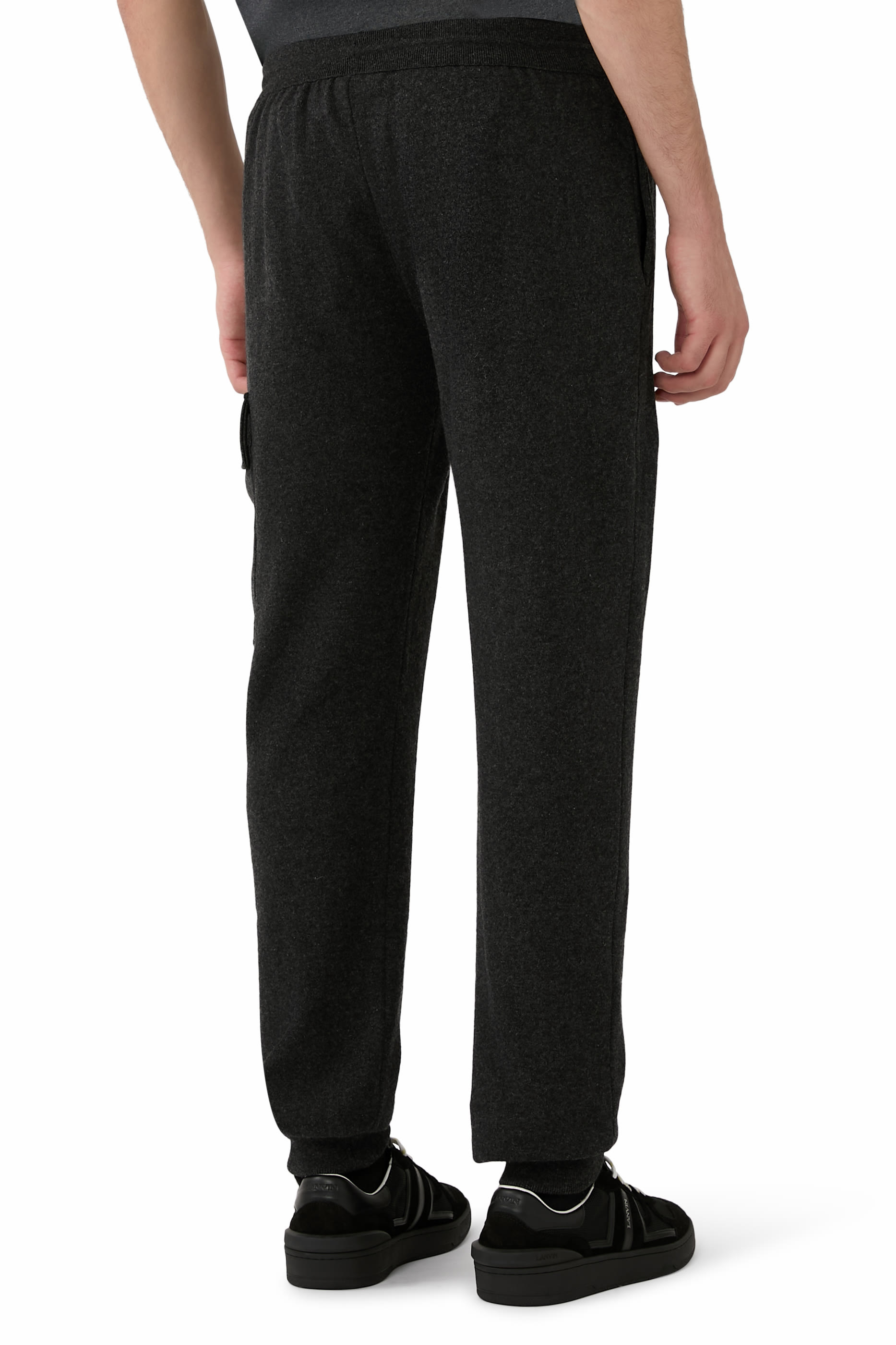 Drawstring Cashmere Jogging Pants