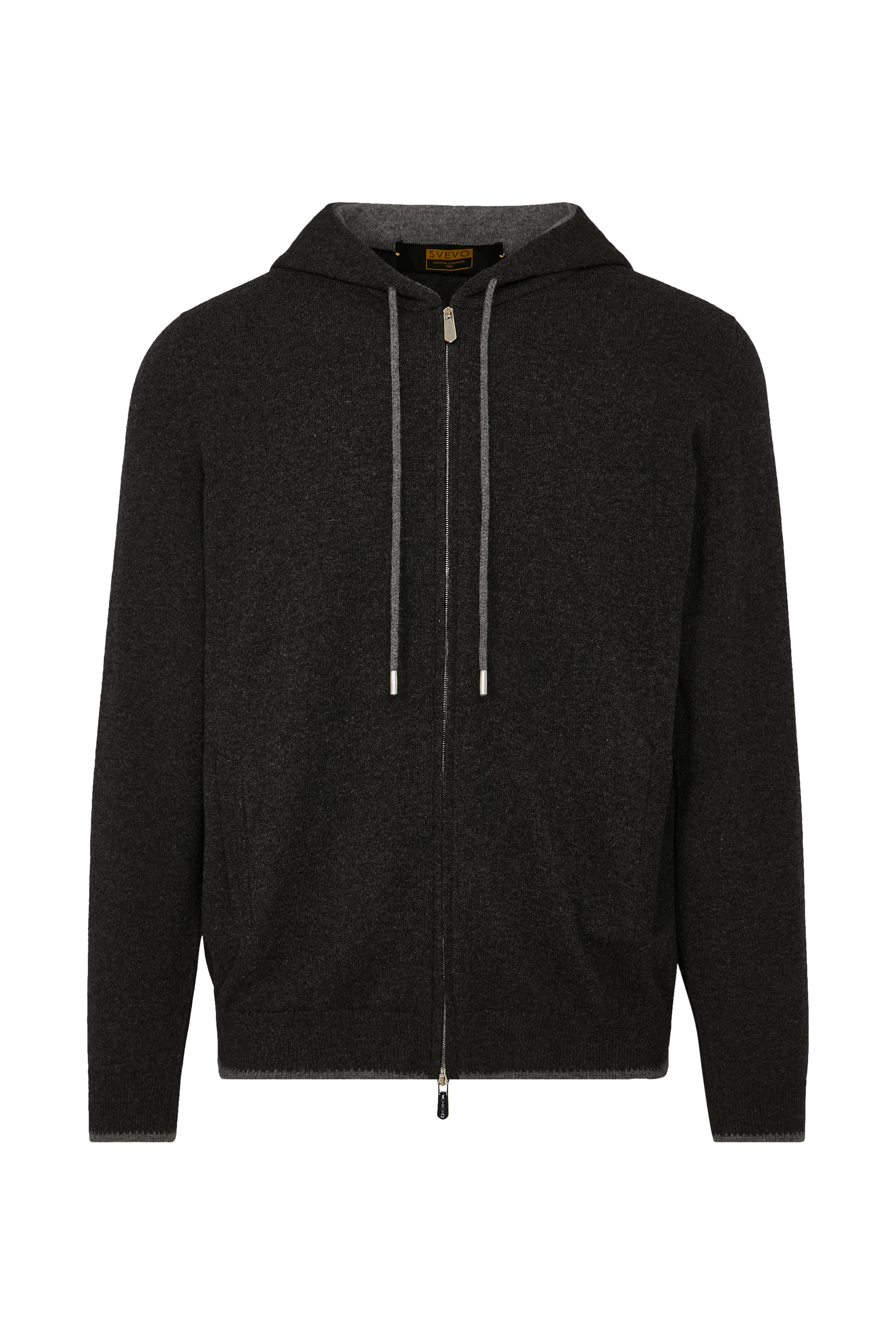 Full-Zip Cashmere Hoodie