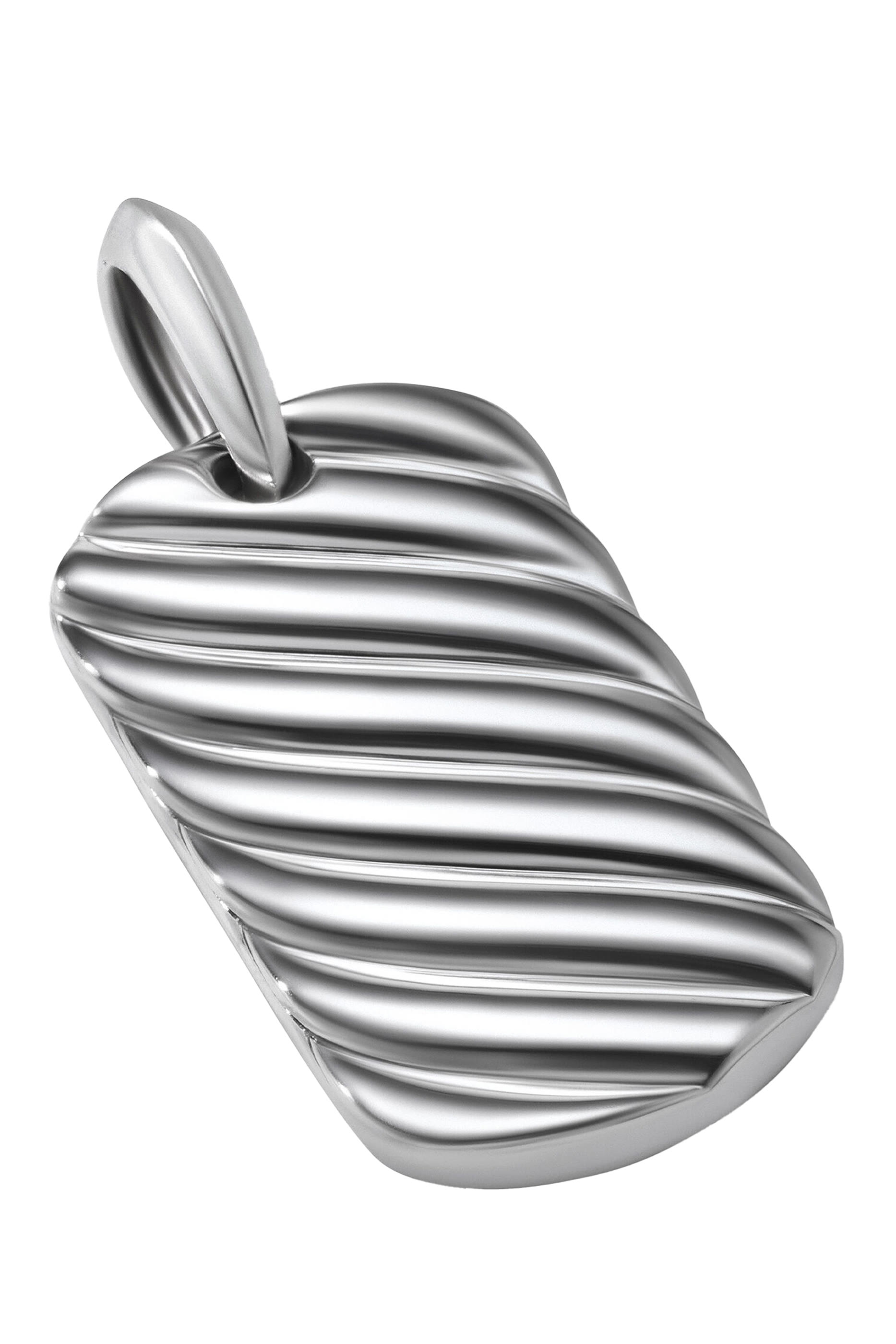 دلاية محفورة بخطوط مموجة، فضة إسترلينية