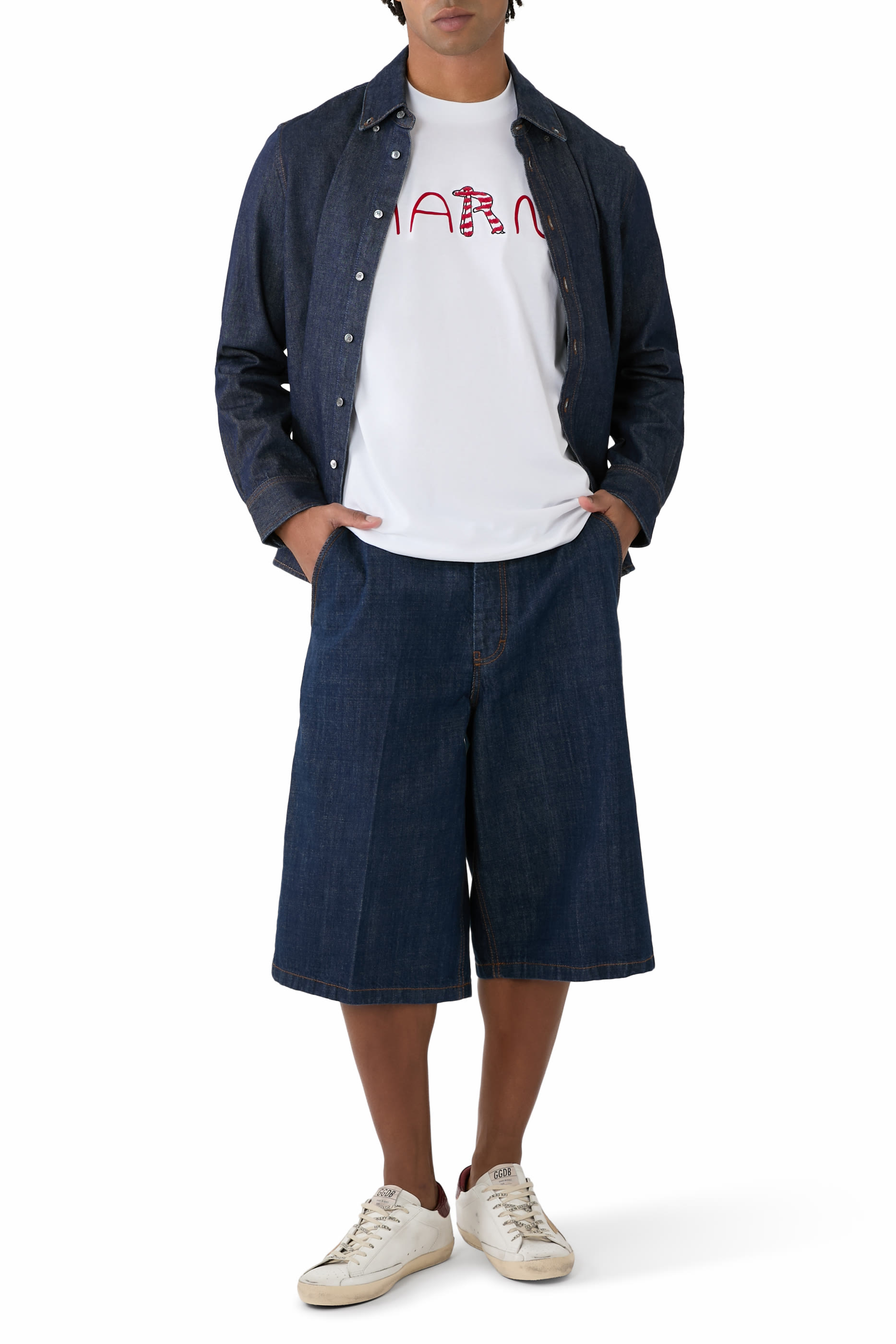 تيشيرت بحروف شعار الماركة بتصميم حيوانات مخملية